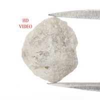 Natural Loose Rough Diamond, Natural Loose Diamond, Rough Grey Color Diamond, Uncut Diamonds, Rough Cut Diamond, 3.42 CT Rough Shape KR2660