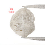 Natural Loose Rough Diamond, Natural Loose Diamond, Rough Grey Color Diamond, Uncut Diamonds, Rough Cut Diamond, 3.42 CT Rough Shape KR2660