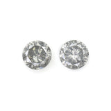 Natural Loose Round Diamond, Salt And Pepper Round Diamond, Natural Loose Diamond, Round Brilliant Cut Diamond, 0.50 CT Round Shape L2806