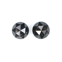Natural Loose Round Rose Cut Diamond, Salt And Pepper Round Diamond, Natural Loose Diamond, Rose Cut Diamond, 0.95 CT Round Shape KR2662