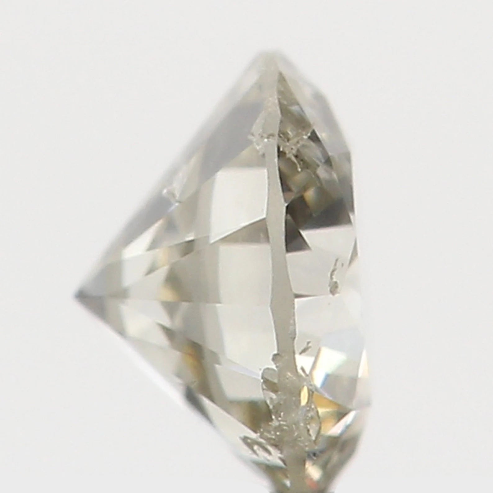 0.170 Ct Natural Loose Round Shape Diamond Brown Color Round Cut Diamond 3.50 MM Natural Loose Diamond Round Brilliant Cut Diamond N7816