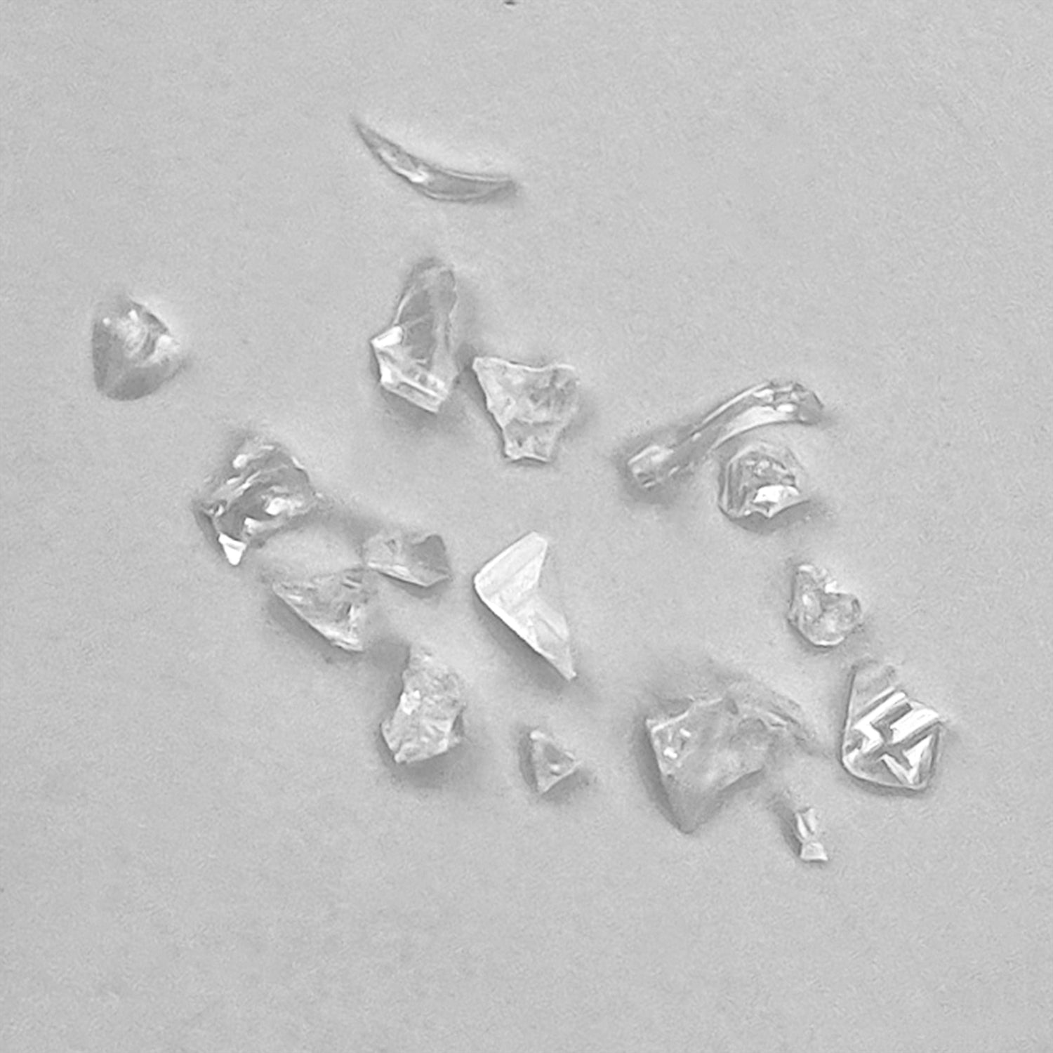 10 CT Natural White Diamond Dust Faceted Chips Crushed Powder Loose Natural Diamond For Jewelry Making Inlay Resin Art Craft Supply Q93