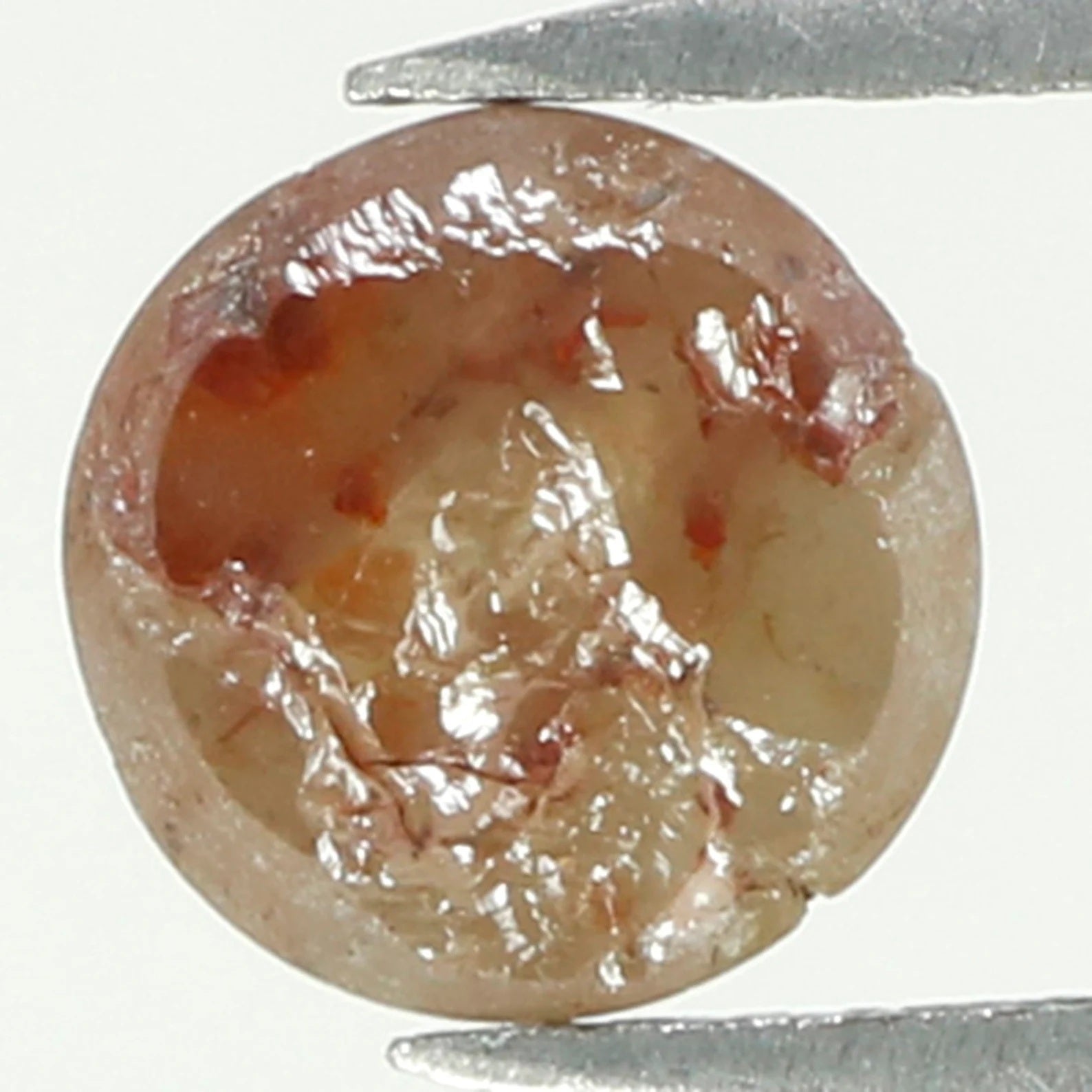 0.77 Ct Natural Loose Round Rose Cut Diamond Brown Rose Cut Diamond 6.00 MM Natural Loose Diamond Brown Color Round Rose Cut Diamond N7954