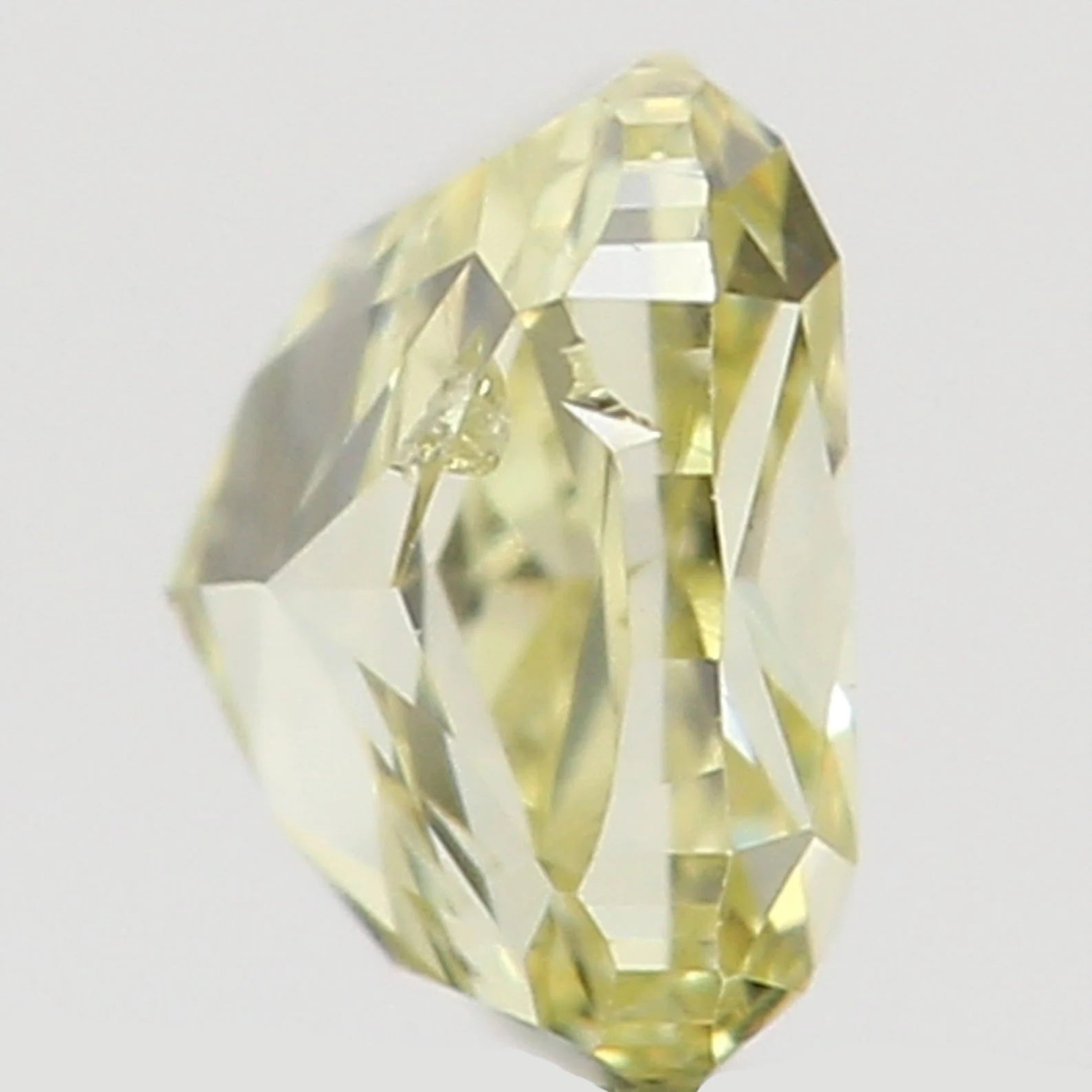 0.16 Ct Natural Loose Diamond Cushion Yellow Color SI1 Clarity 3.20 MM N8178