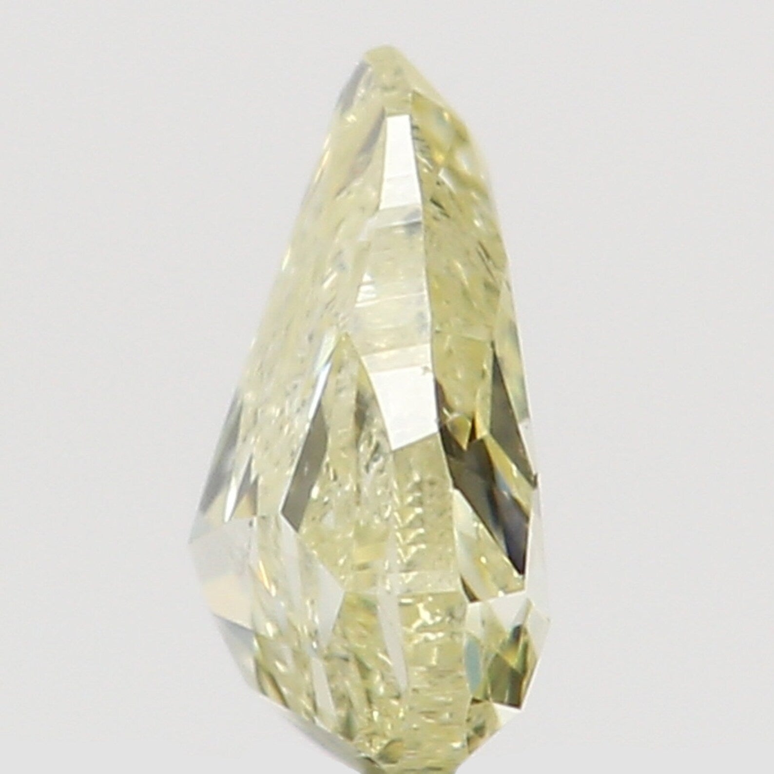 0.13 Ct Natural Loose Pear Shape Diamond Yellow Color Pear Cut Diamond 3.80 MM Natural Loose Diamond Pear Brilliant Cut Diamond N8102
