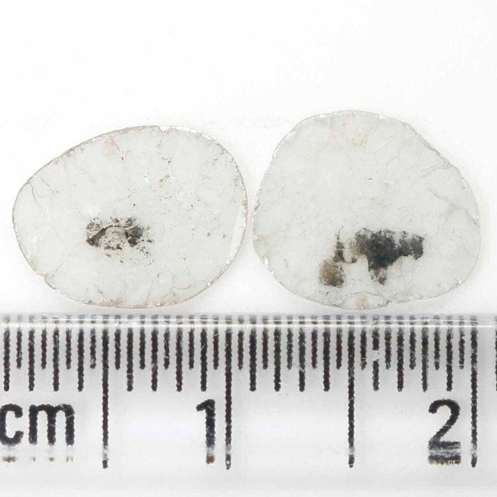 0.89 CT Natural Loose Slice Shape Diamond Grey Color Slice Diamond 9.45 MM Natural Loose Diamond Grey Color Irregular Cut Diamond NQ688
