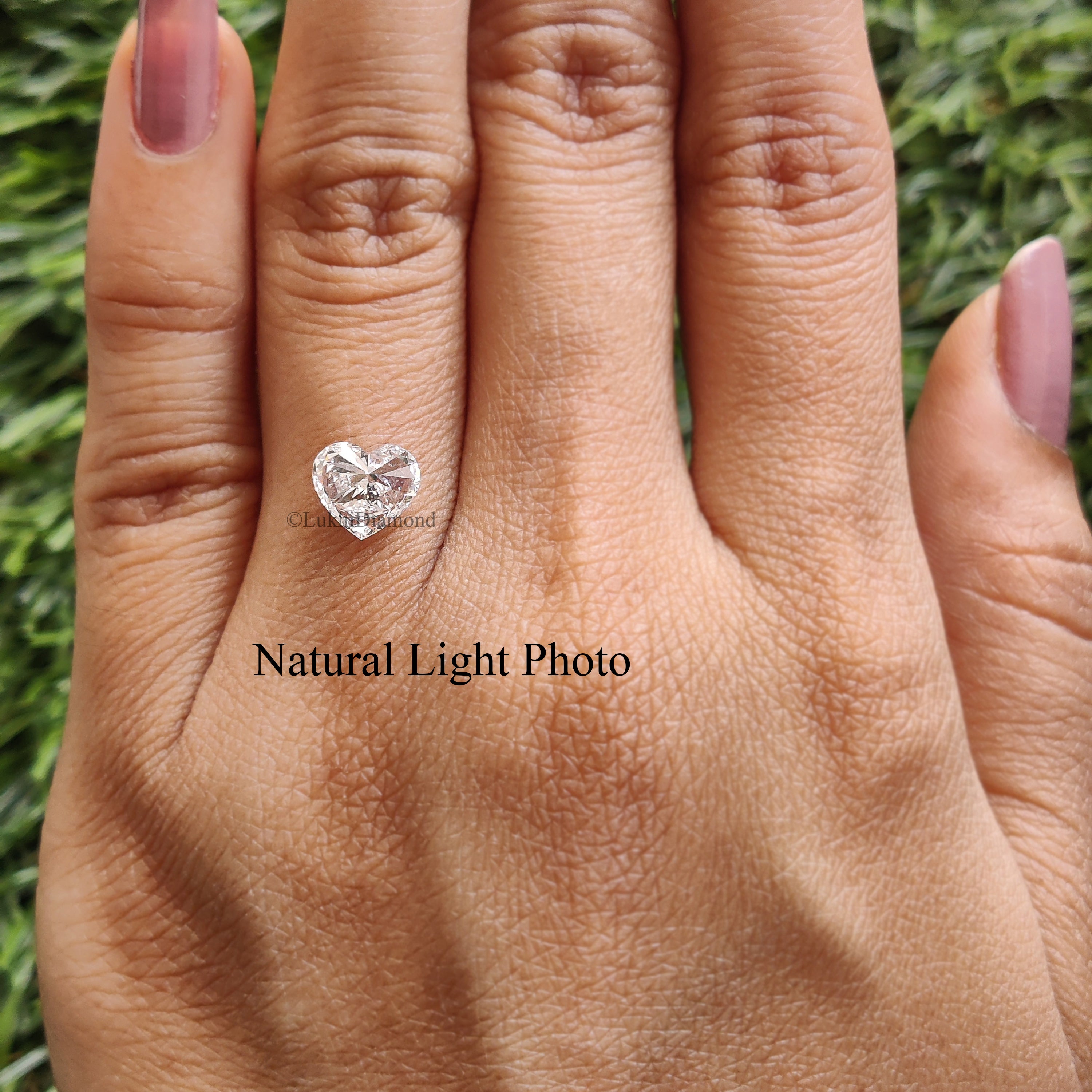 IGI Certified 1 Ct, 1.5 Ct, 2 Ct, 2.5 Ct, 3 Ct Heart Brilliant Cut E/F Color VS Clarity Lab Grown CVD Diamond Lab Created Loose Diamond Q111