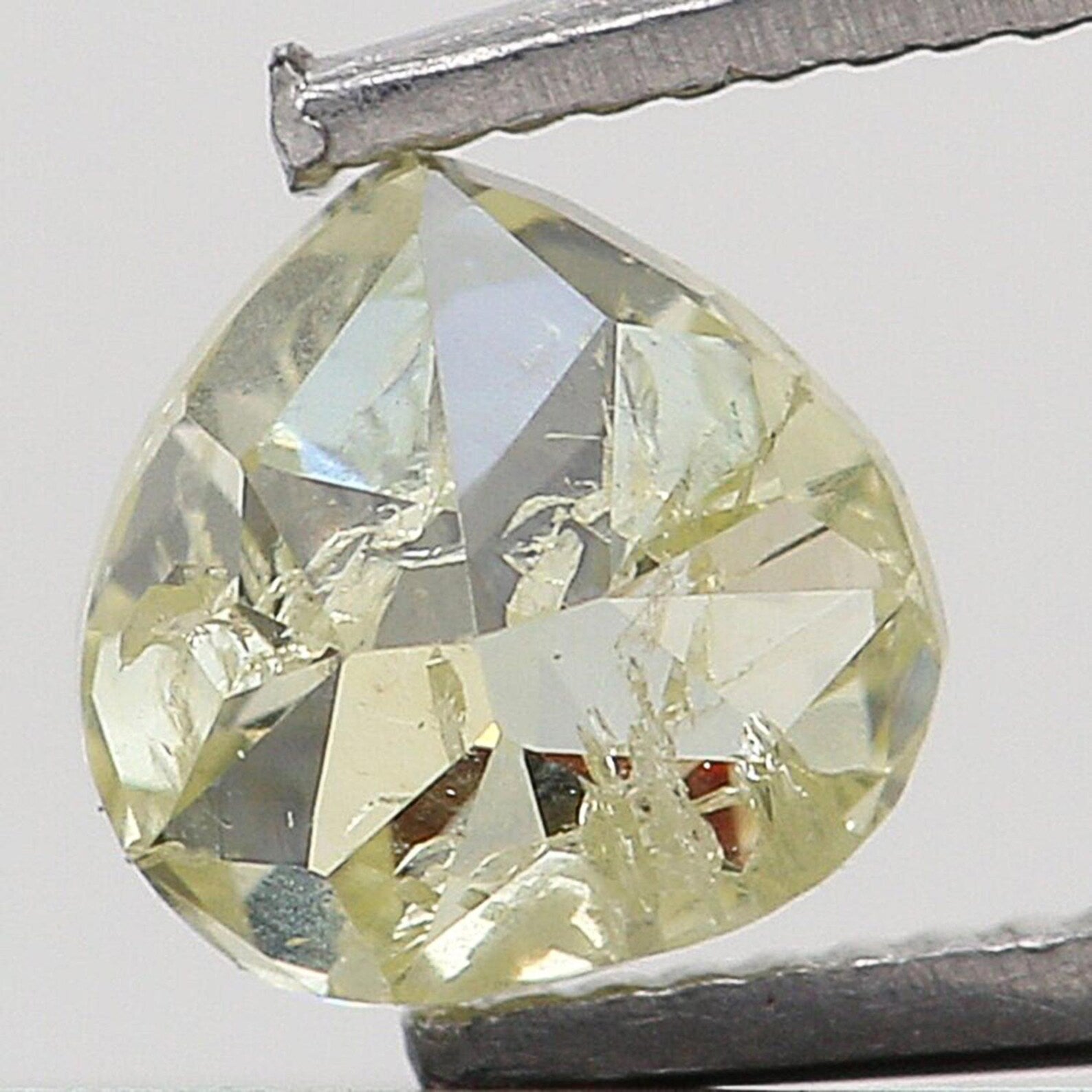 0.19 CT Natural Loose Heart Shape Diamond Yellow Color Heart Diamond 3.50 MM Natural Loose Yellow Color Heart Brilliant Cut Diamond QN8175