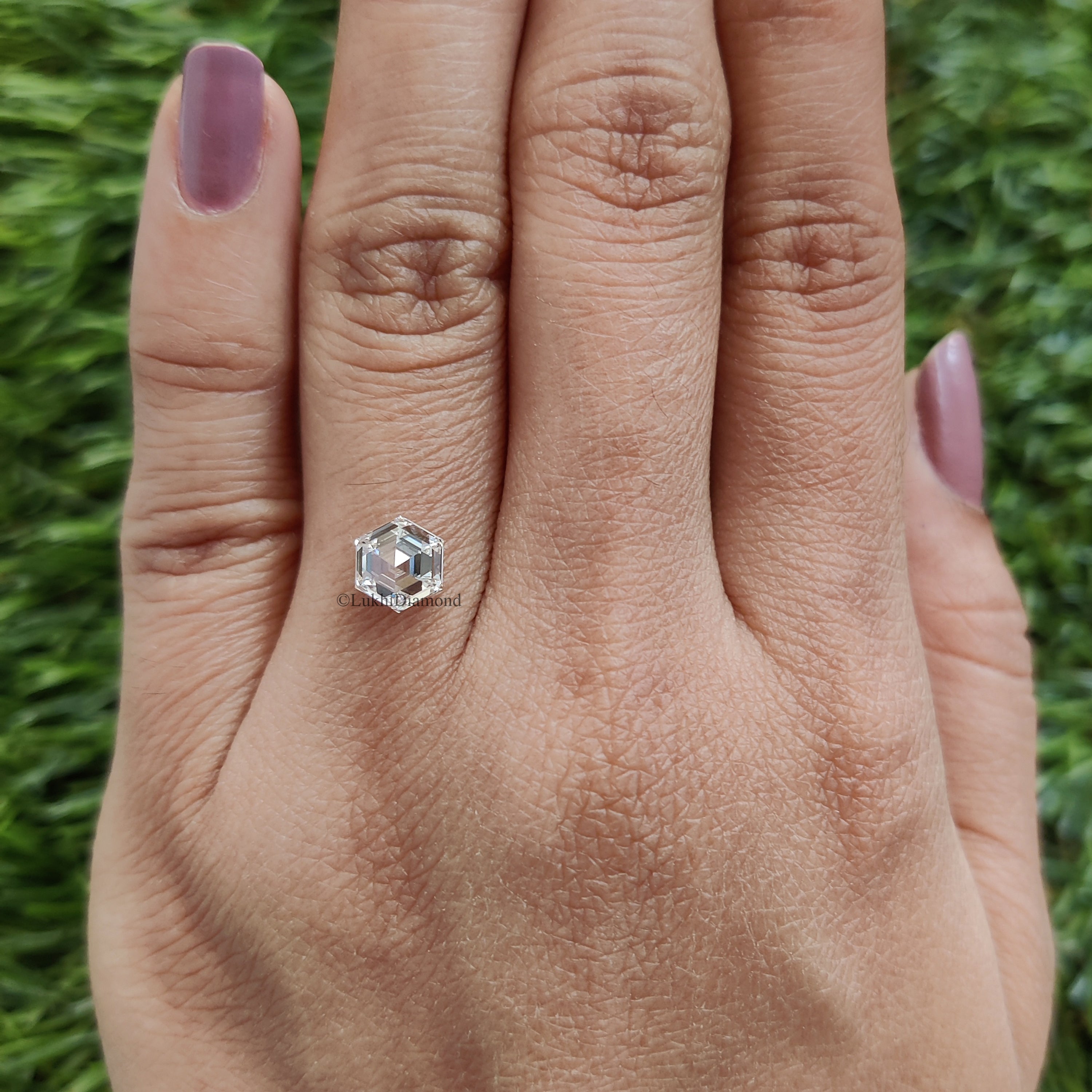 1 CT Hexagon Brilliant Cut Diamond E/F Color VS Clarity Lab Grown Diamond Lab Created Diamond Loose Diamond Hexagon CVD Diamond Q112