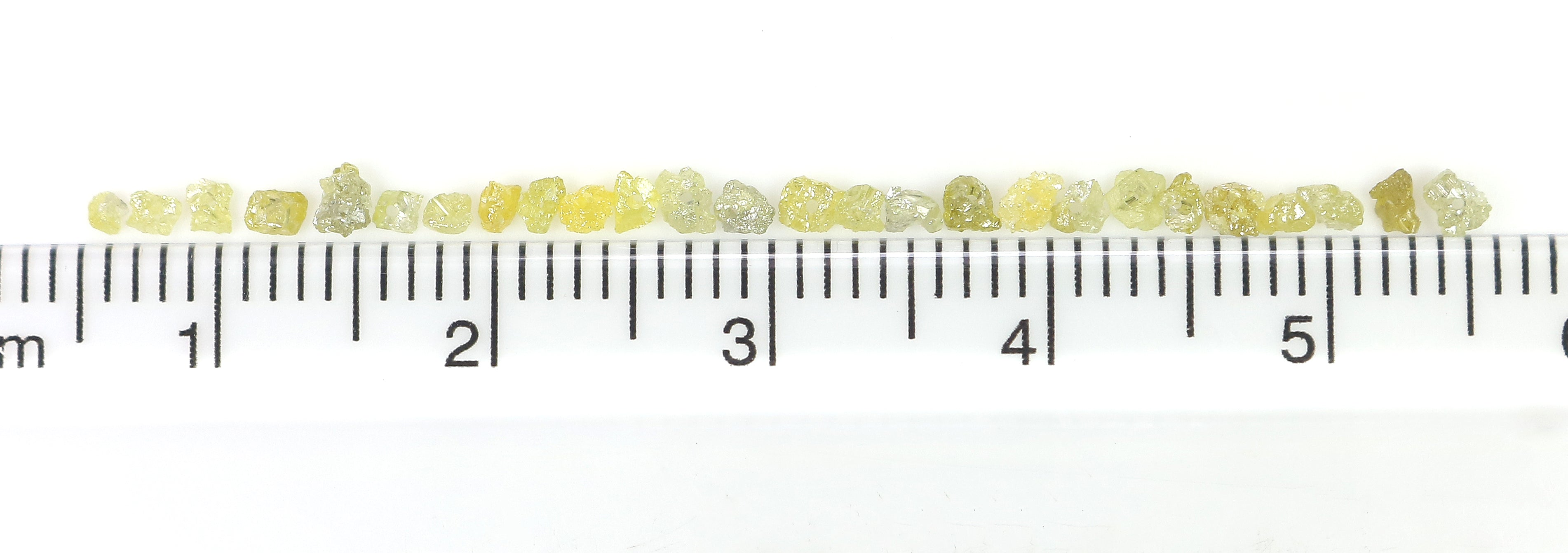 Natural Loose Rough Diamond Yellow Color Rough Bead Diamond 1.30 to 2.50 MM 5.00 Ct Lot Uncut Drilled Bead Rough Irregular Cut Diamond Q77-1