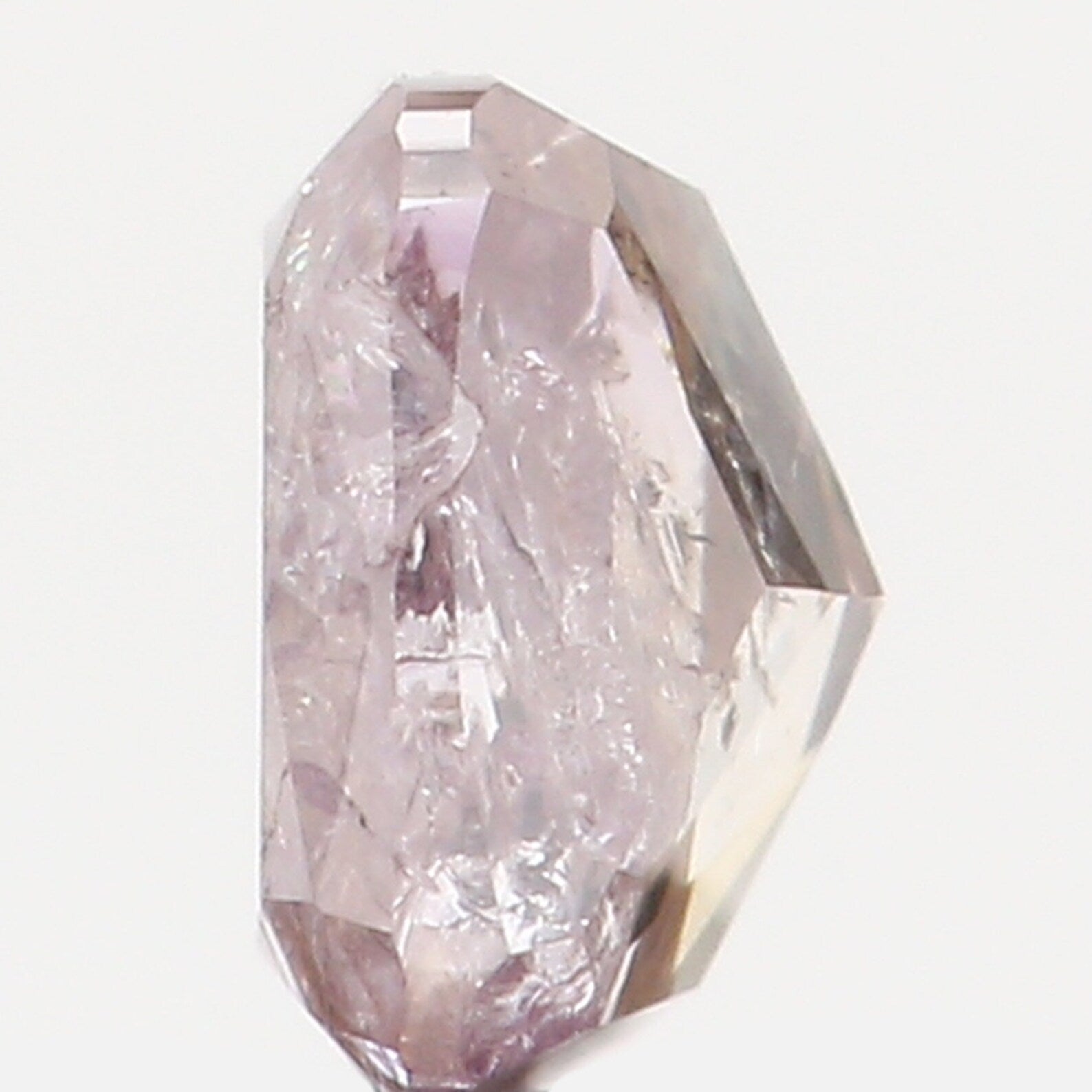 0.16 CT Natural Loose Cushion Diamond Brown Color Diamond Natural Loose Cushion Diamond 3.30 MM Pink Color Cushion Rose Cut Diamond N7726