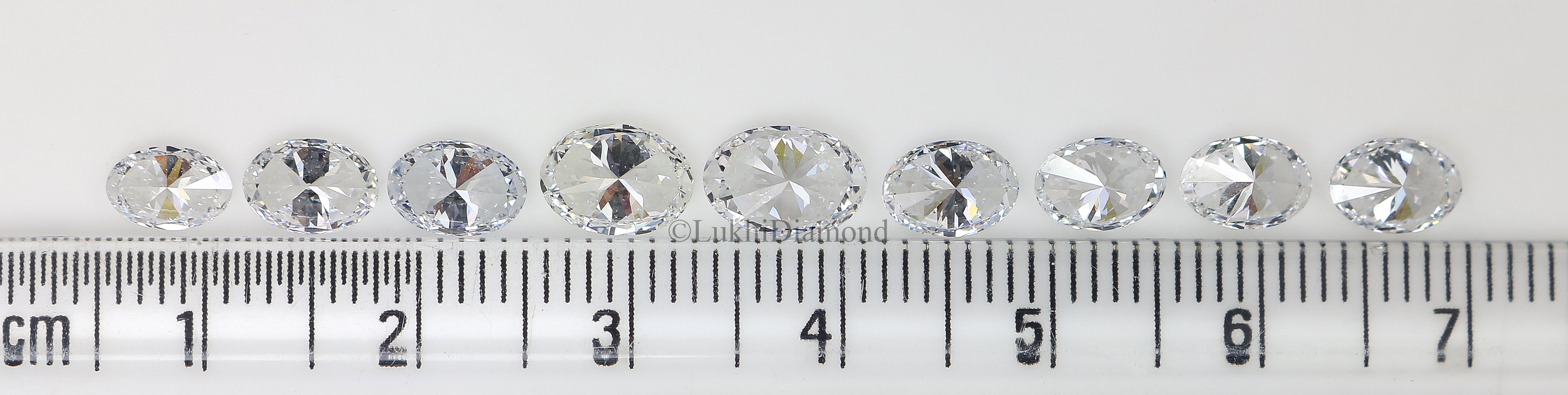 Oval Cut Lab Grown Diamond 4X3/5X3/6X4 MM Size Oval Loose Lab Man Made Diamond 2 PCs Pair For Earring Gift For Her Engagement Ring Q162