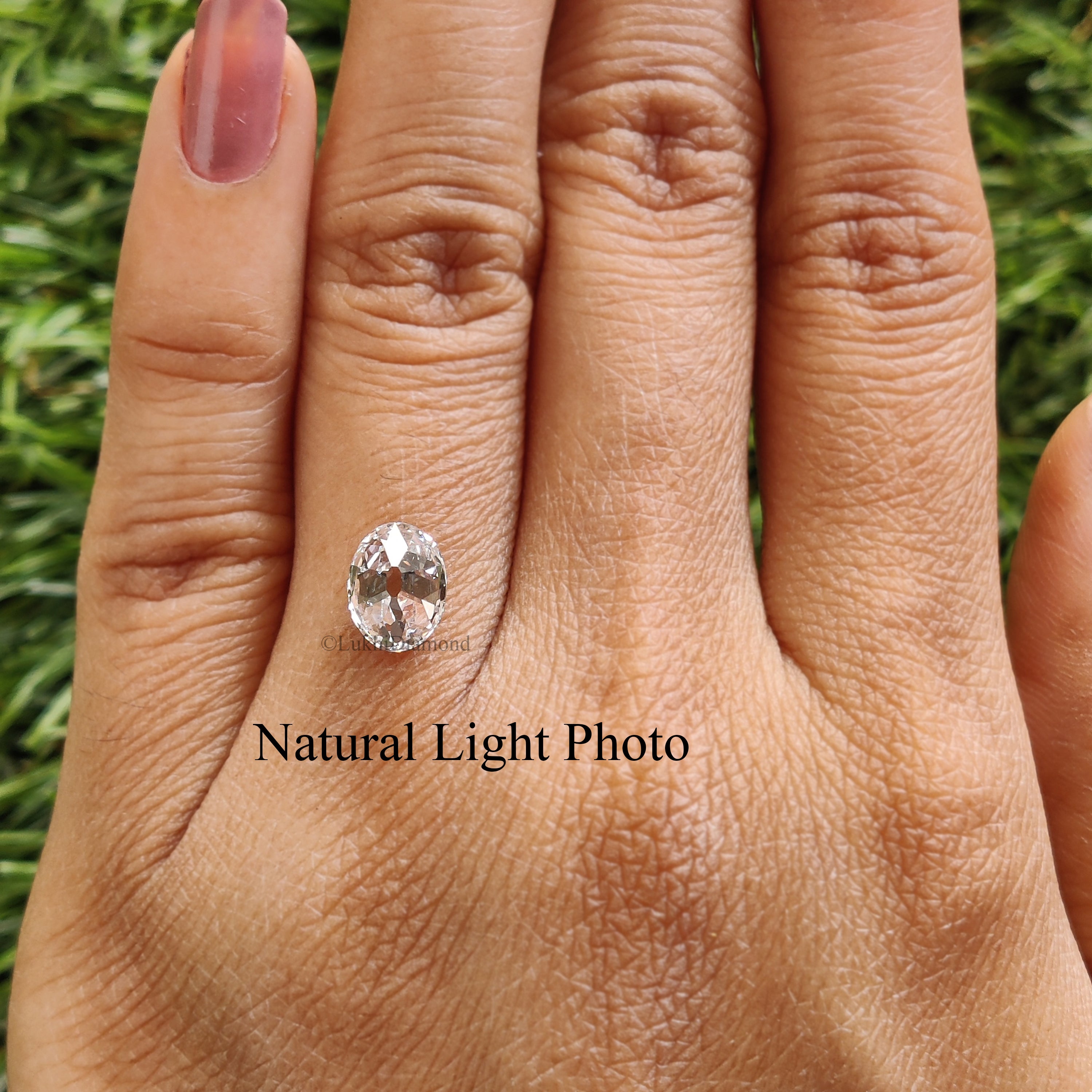 1 CT Oval Old European Cut Diamond E/F Color VS Clarity Lab Grown CVD Diamond Lab Created Oval Loose Diamond Oval Diamond Q160