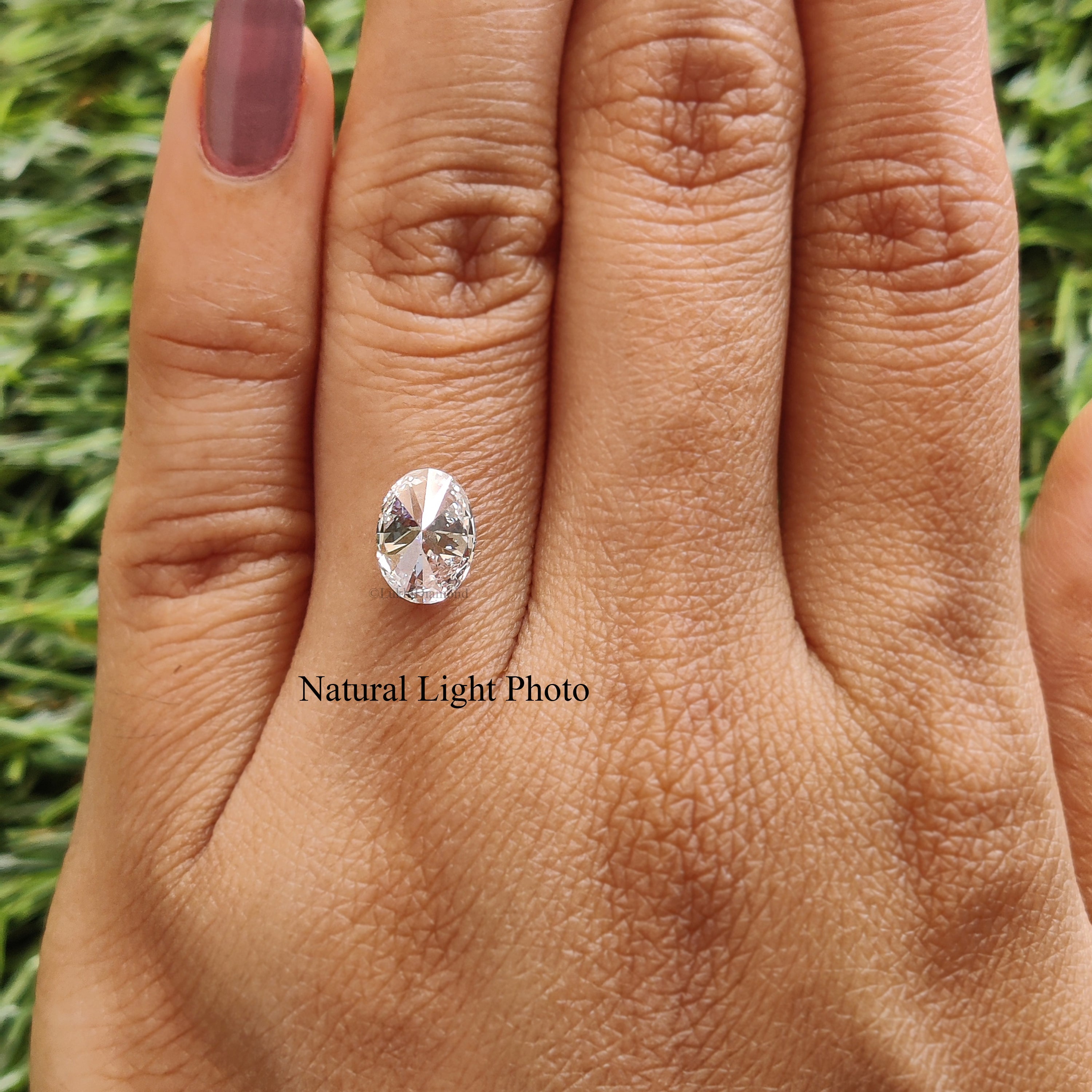 IGI Certified 1 Ct, 1.5 Ct, 2 Ct, 2.5 Ct, 3 Ct Oval Brilliant Cut E/F Color VS Clarity Lab Grown CVD Diamond Lab Created Loose Diamond Q108