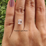 IGI Certified 1 Ct, 1.5 Ct, 2 Ct, 2.5 Ct, 3 Ct Emerald Brilliant Cut Lab Grown Diamond  Lab Created Loose Diamond for Engagement Ring Q106