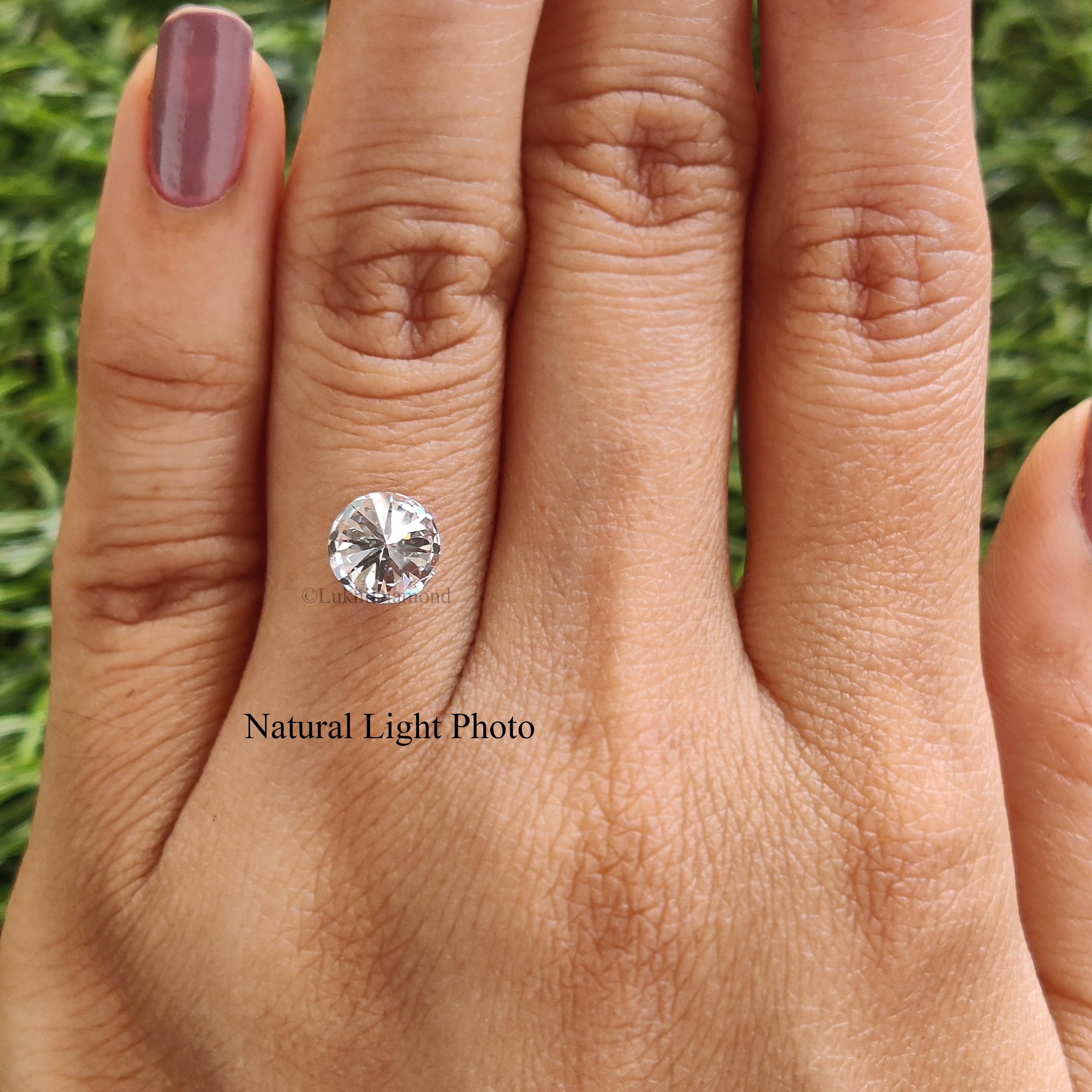 IGI Certified 1 Ct, 1.5 Ct, 2 Ct, 2.5 Ct, 3 Ct Round Brilliant Cut Lab Grown CVD Diamond Lab Created Loose Diamond for Engagement Ring Q103