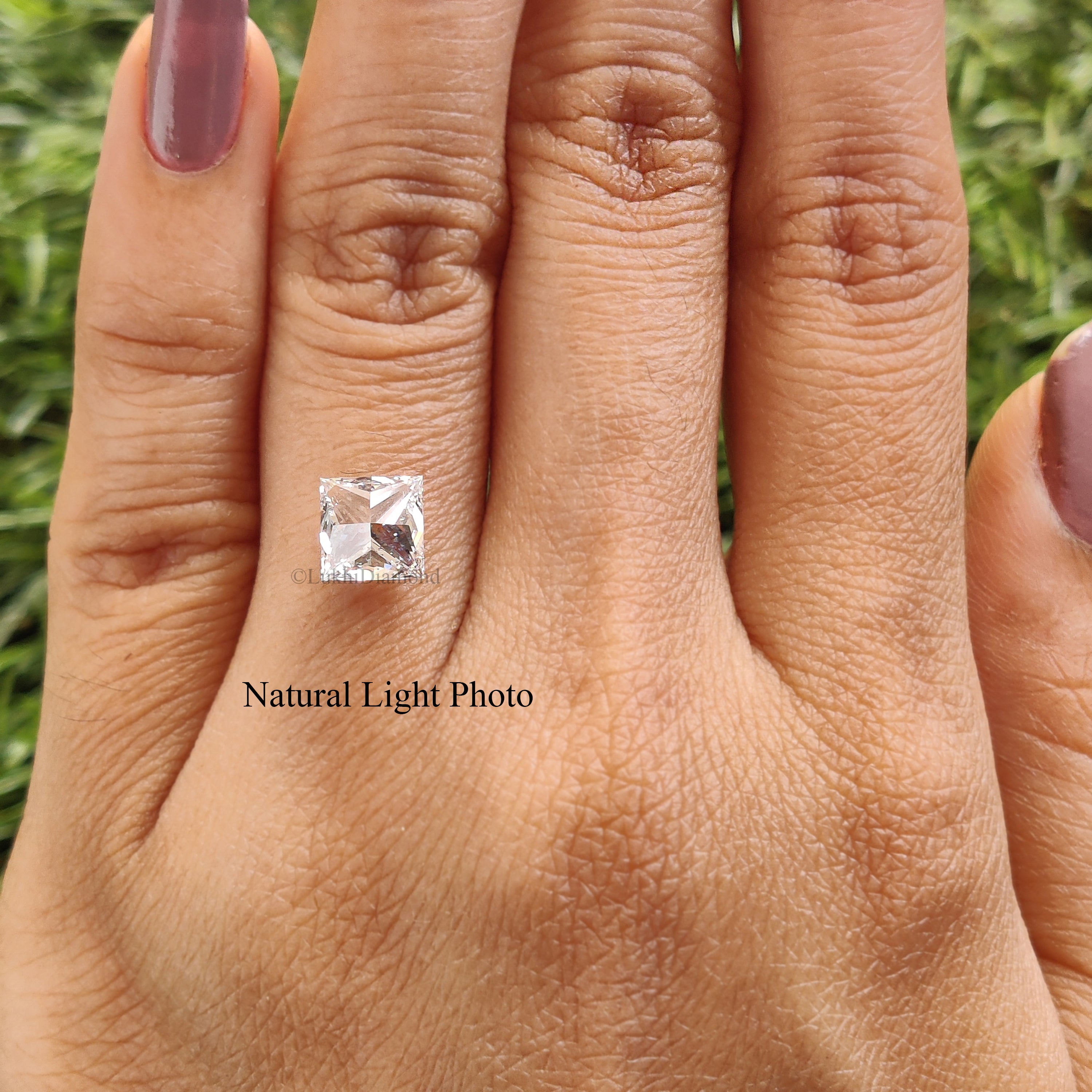 IGI Certified 1 Ct, 1.5 Ct, 2 Ct, 2.5 Ct, 3 Ct Princess Brilliant Cut Lab Grown Diamond Lab Created Loose Diamond for Engagement Ring Q159