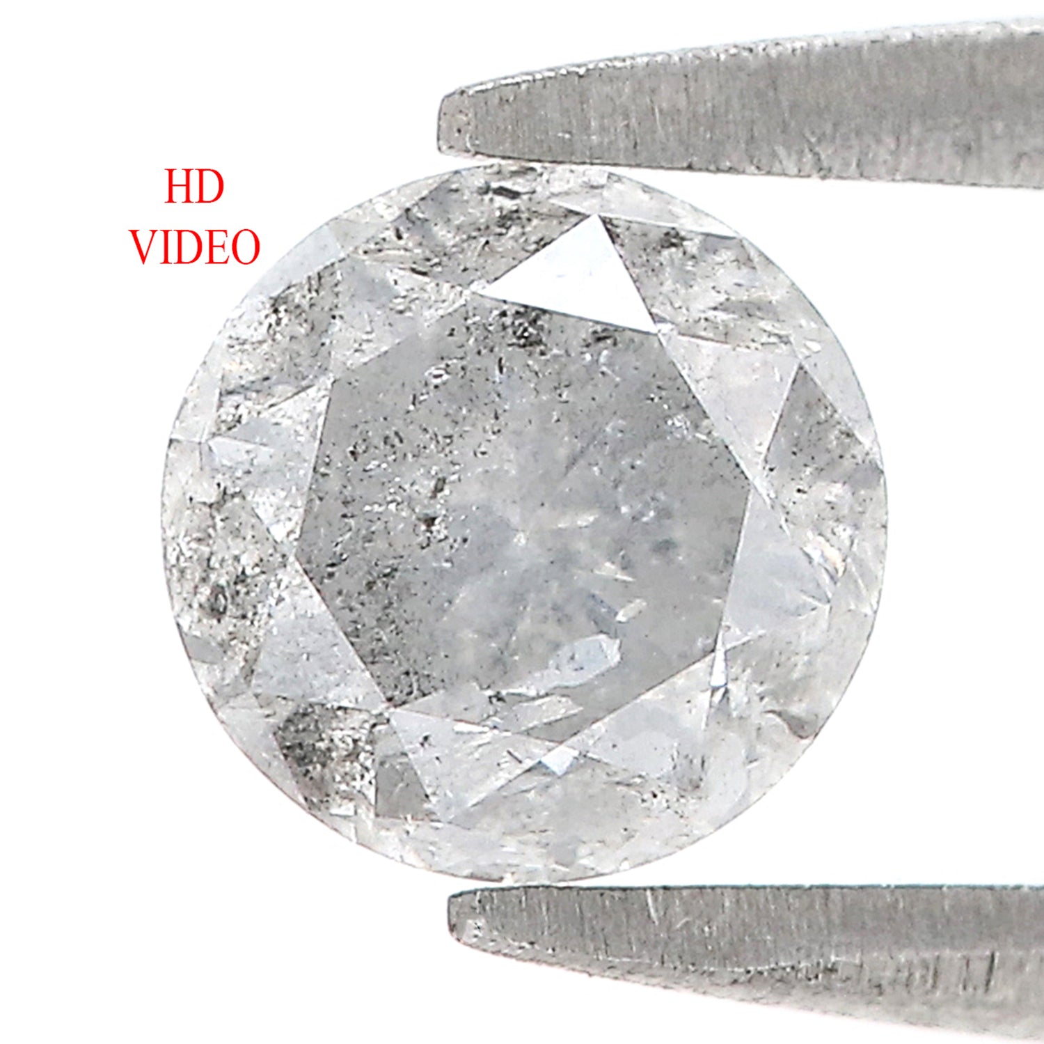 0.80 CT Natural Loose Round Shape Diamond Grey Color Round Cut Diamond 5.65 MM Natural Loose Grey Color Round Brilliant Cut Diamond LQ9069