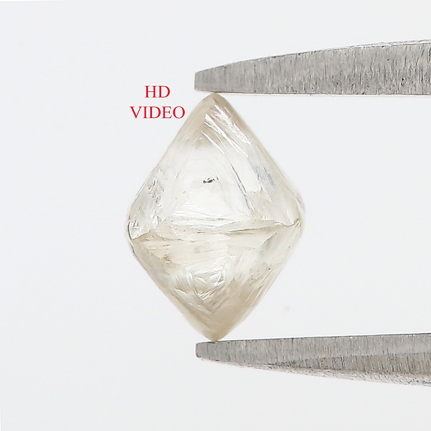 1.20 CT Natural Loose Rough Shape Diamond White-J Color Irregular Cut Diamond 5.15 MM Natural Diamond J Color Rough UnCut Diamond N2623