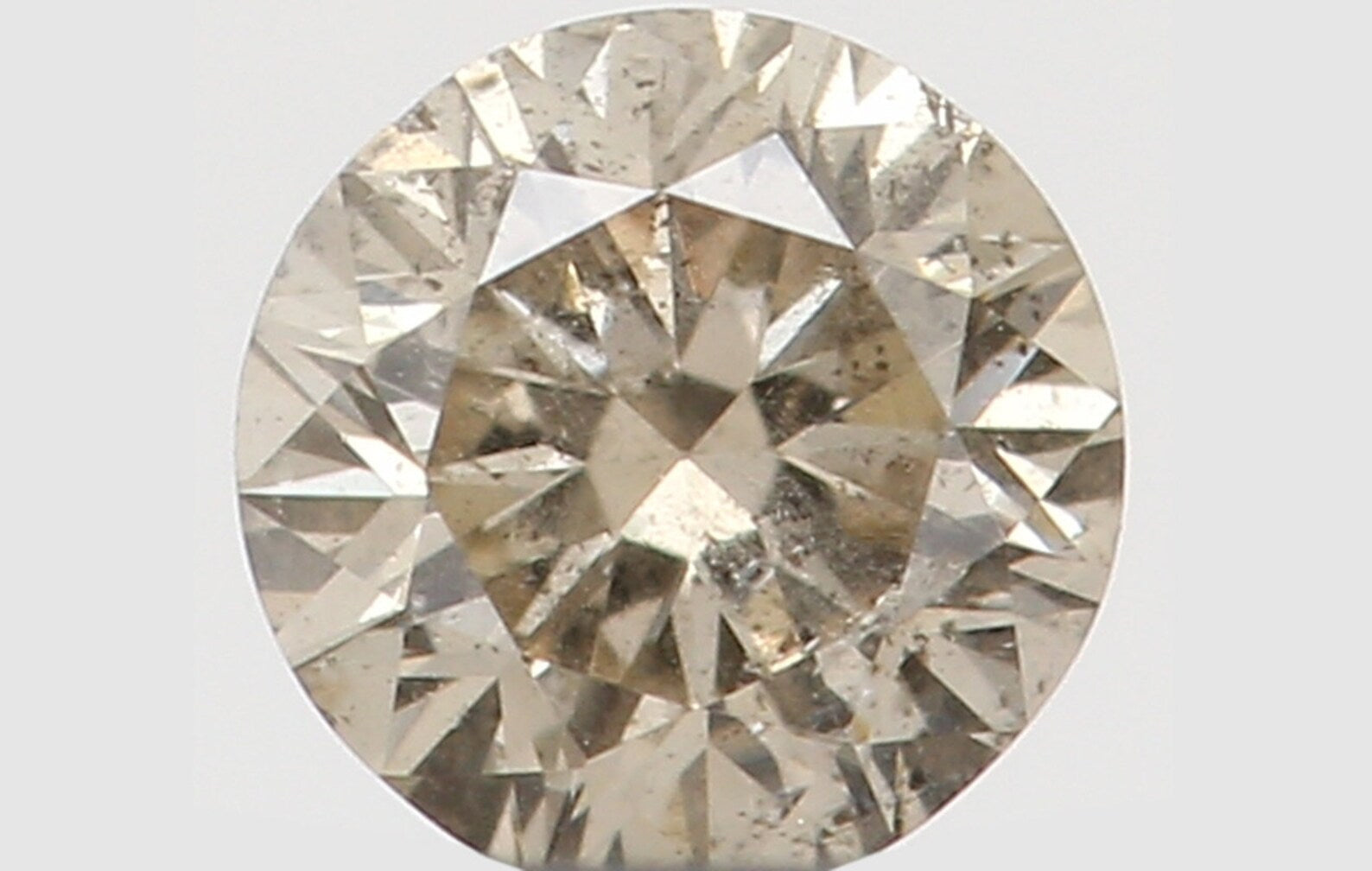 0.115 Ct Natural Loose Round Shape Diamond Brown Color Round Cut Diamond 3.00 MM Natural Loose Diamond Round Brilliant Cut Diamond N7822