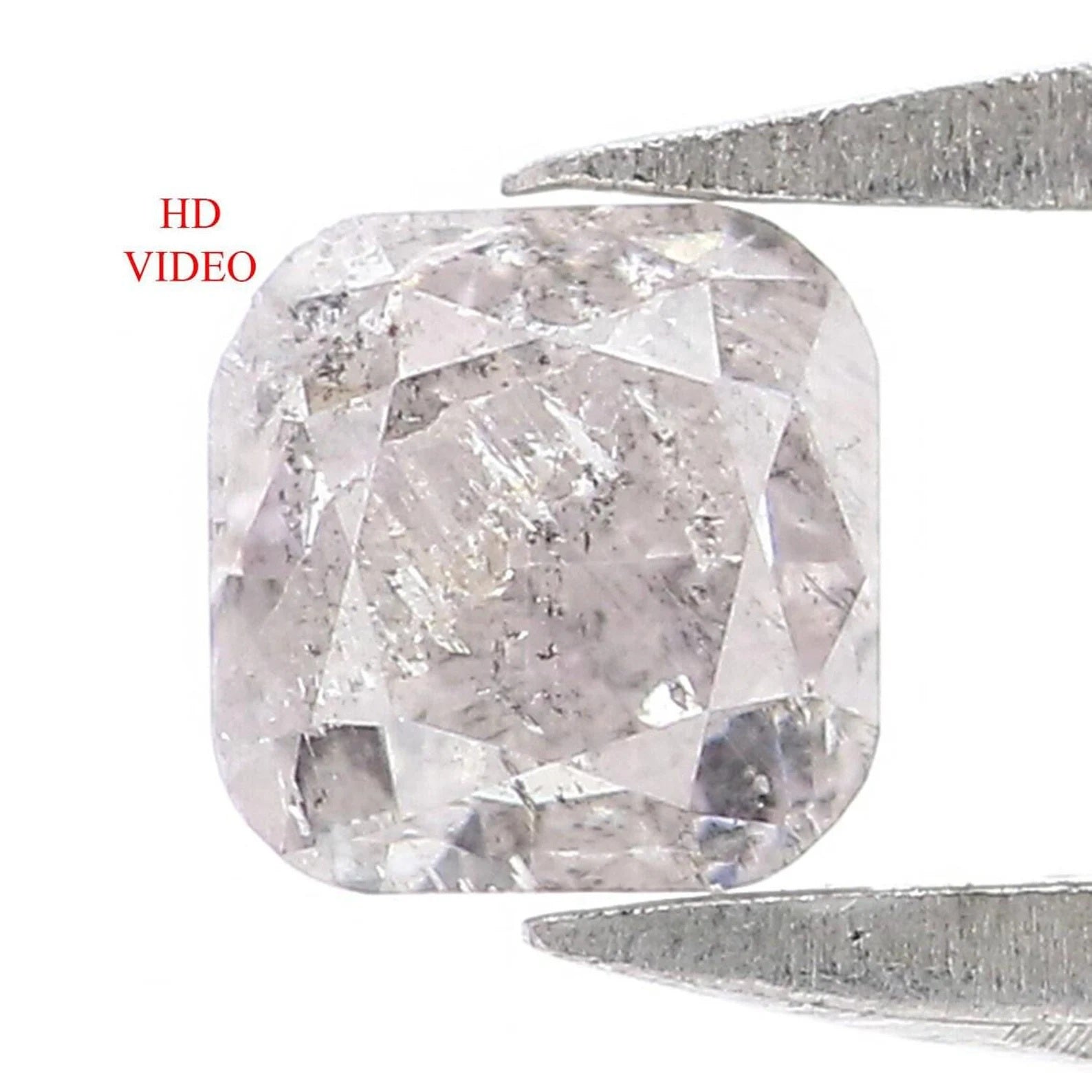 0.35 CT Natural Loose Cushion Shape Diamond Grey Color Cushion Diamond 3.60 MM Natural Loose Diamond Cushion Brilliant Cut Diamond NQ7020
