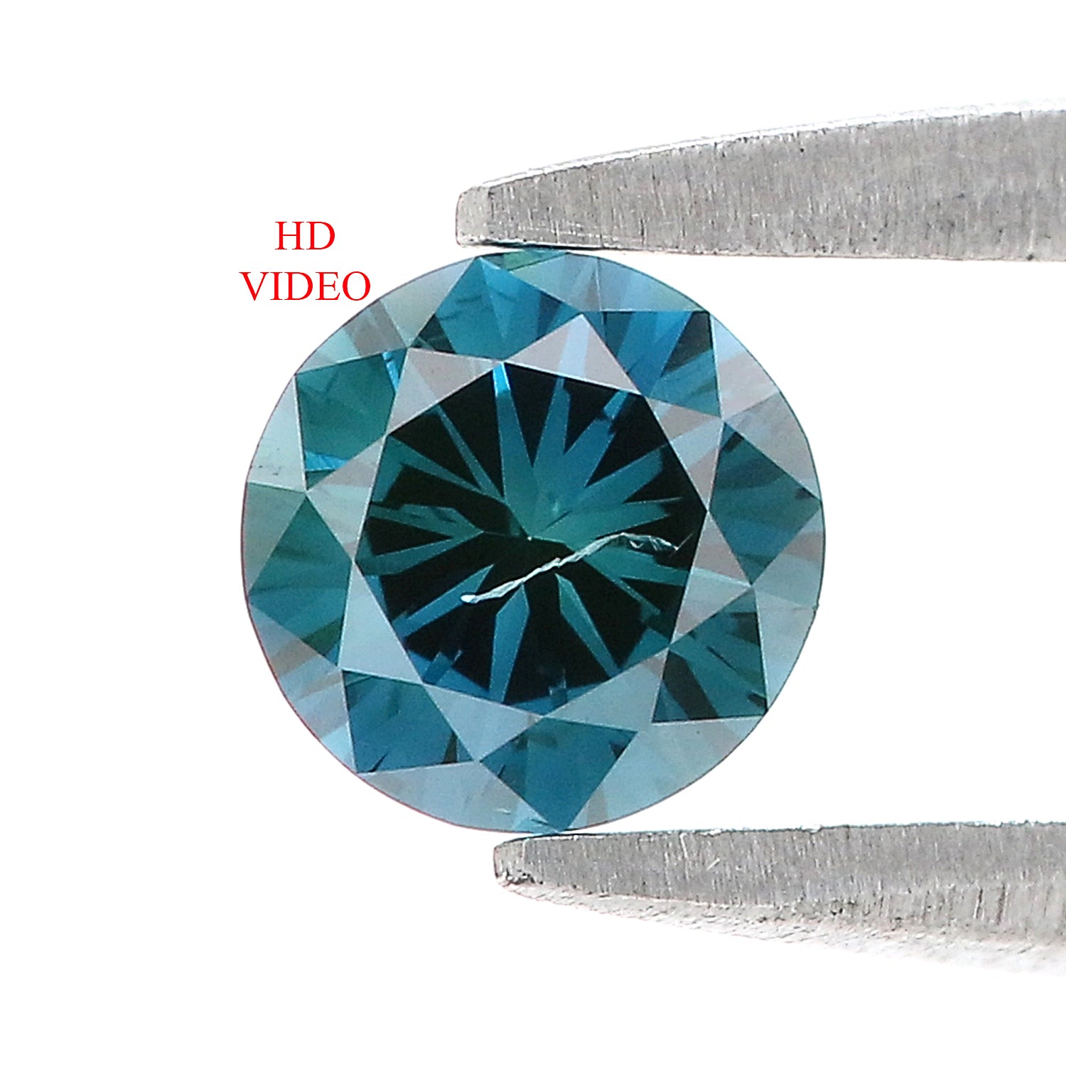 0.42 Ct Natural Loose Round Shape Diamond Blue Round Cut Diamond 4.85 MM Natural Loose Diamond Blue Color Round Brilliant Cut Diamond LQ001