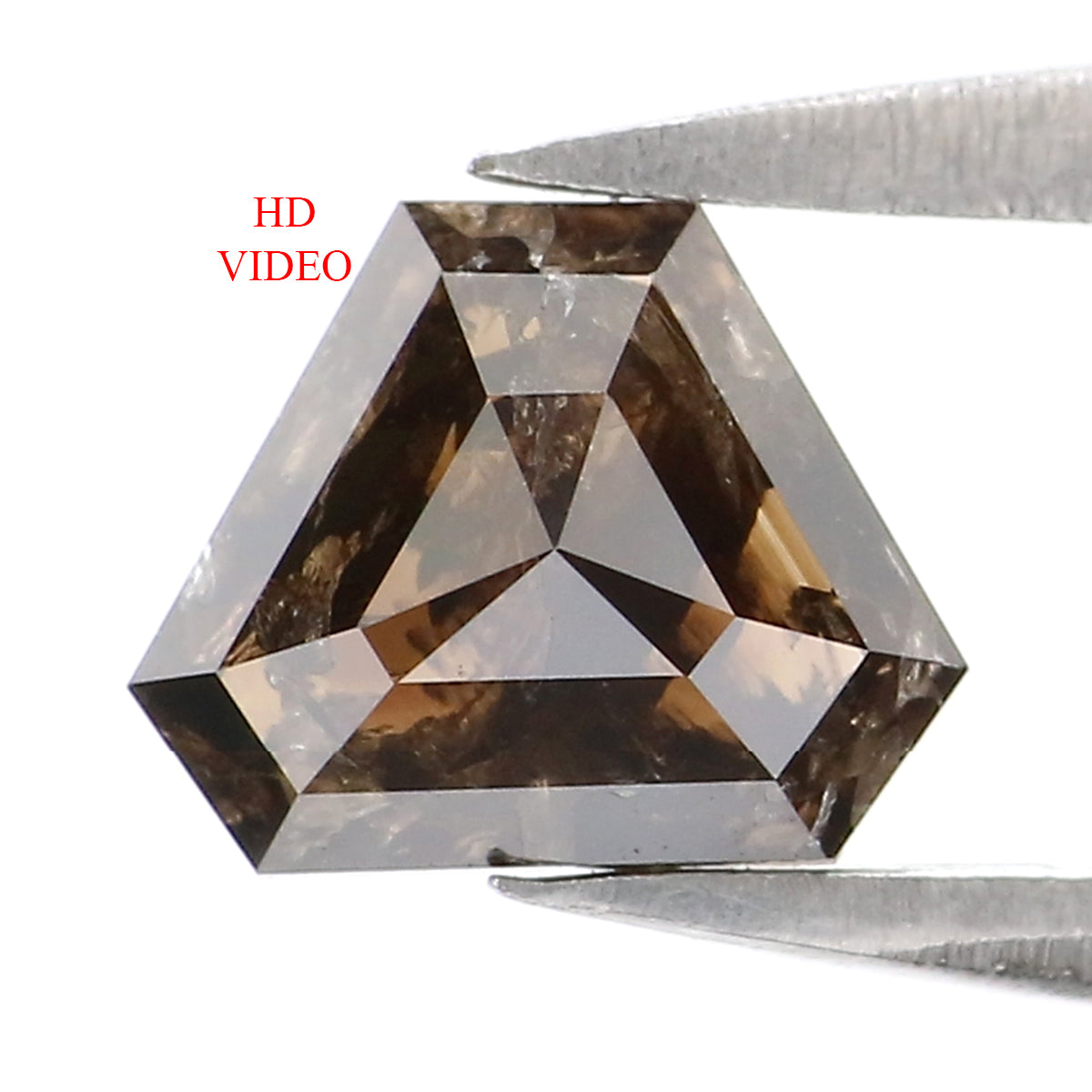 0.79 CT Natural Loose Triangle Diamond Brown Color Diamond Natural Loose Diamond 5.70 MM Triangle Cut Diamond Triangle Shape Diamond KQ1791