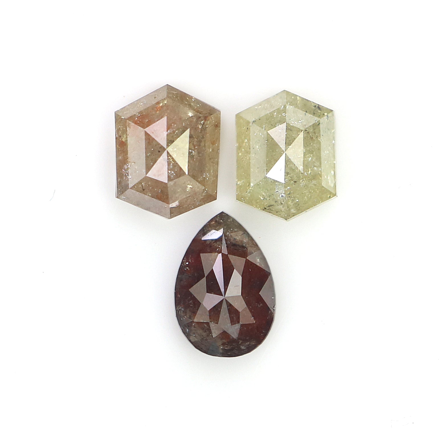 1.59 CT Natural Loose Mix Shape Diamond Mix Color Mix Shape Diamond 5.40 MM Natural Loose Mix Color Diamond Mix Shape Rose Cut Diamond L647