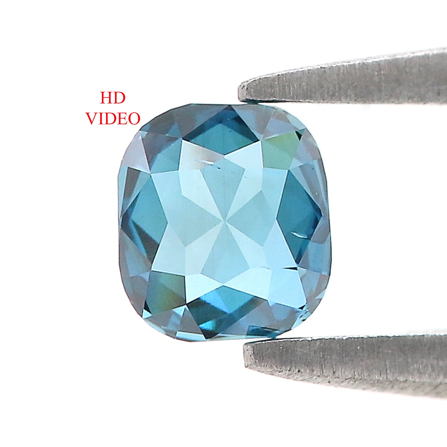 0.45 CT Natural Loose Cushion Shape Diamond Blue Color Cushion Cut Diamond 4.70 MM Natural Loose Diamond Cushion Rose Cut Diamond LQ9743