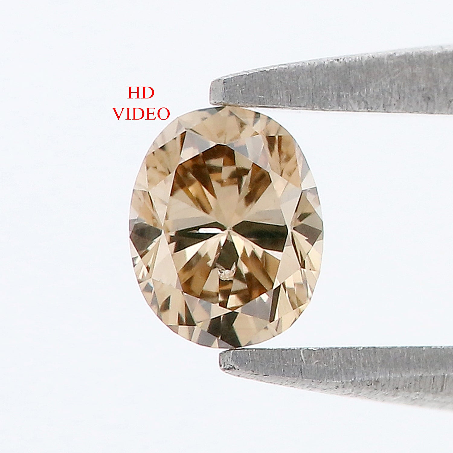 0.30 CT Natural Loose Oval Shape Diamond Brown Color Oval Cut Diamond 4.65 MM Natural Loose Brown Color Oval Brilliant Cut Diamond LQ575