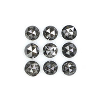 Natural Loose Round Cut Diamond, Salt And Pepper Round Diamond, Natural Loose Diamond, Round Rose Cut Diamond, 1.06 CT Round Shape KDK2670