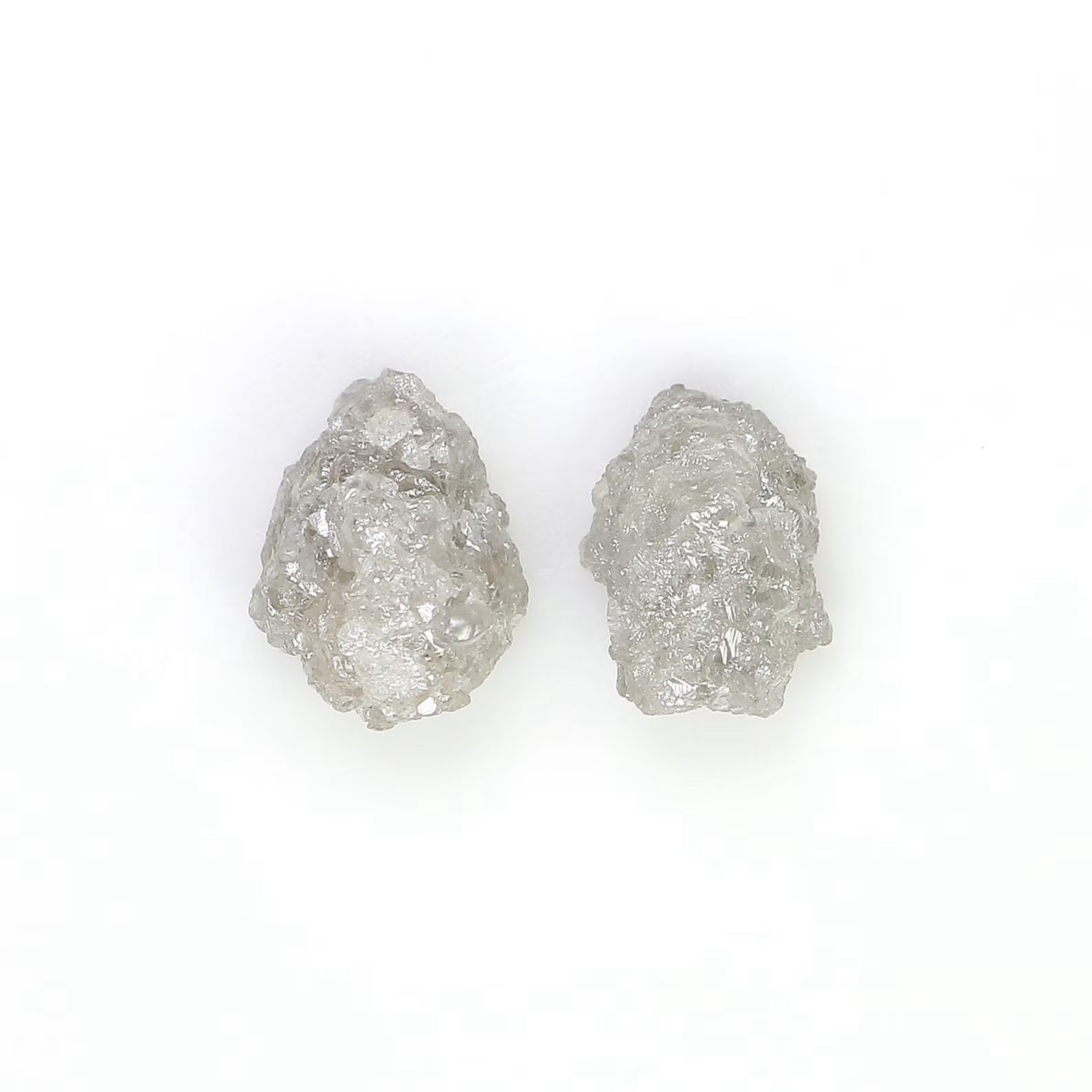 3.23 CT Natural Loose Rough Shape Diamond Grey Color Rough Uncut Diamond 8.25 MM Natural Grey Diamond Rough Irregular Cut Diamond NQ2586