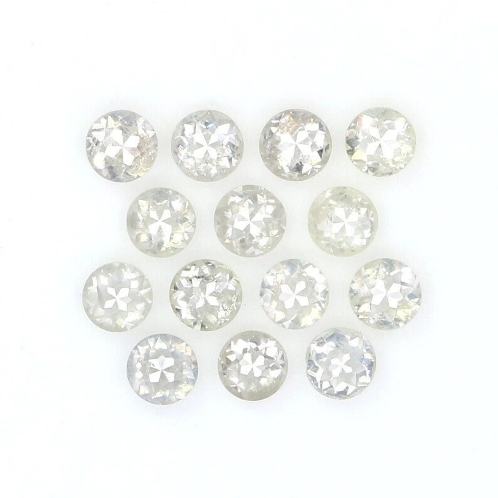 0.95 CT Natural Loose Round Shape Diamond Grey Color Round Diamond 2.25 MM Natural Loose Diamond Grey Color Round Rose Cut Diamond NQ2083