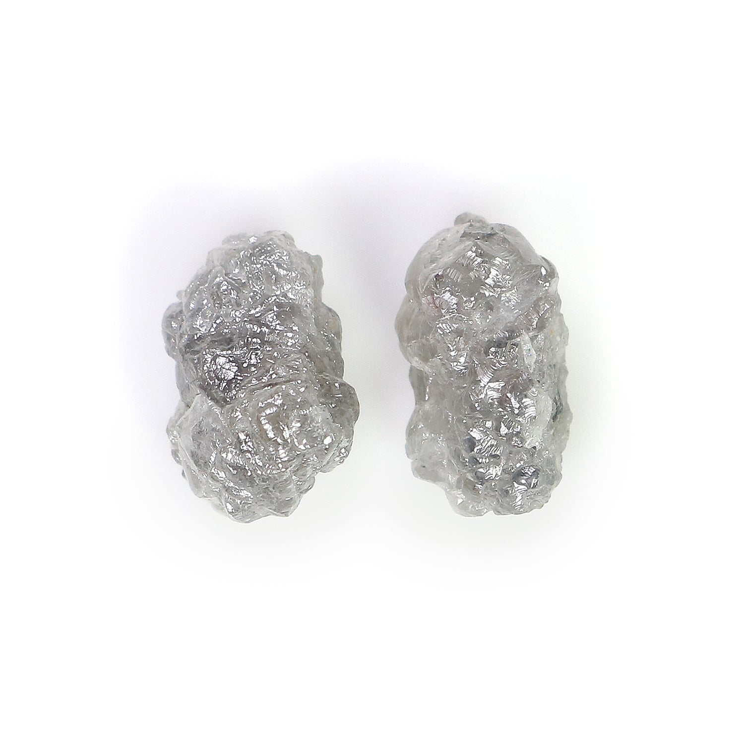 3.79 CT Natural Loose Rough Shape Diamond Grey Color Rough Uncut Diamond 9.15 MM Natural Grey Diamond Rough Irregular Cut Diamond LQ3382