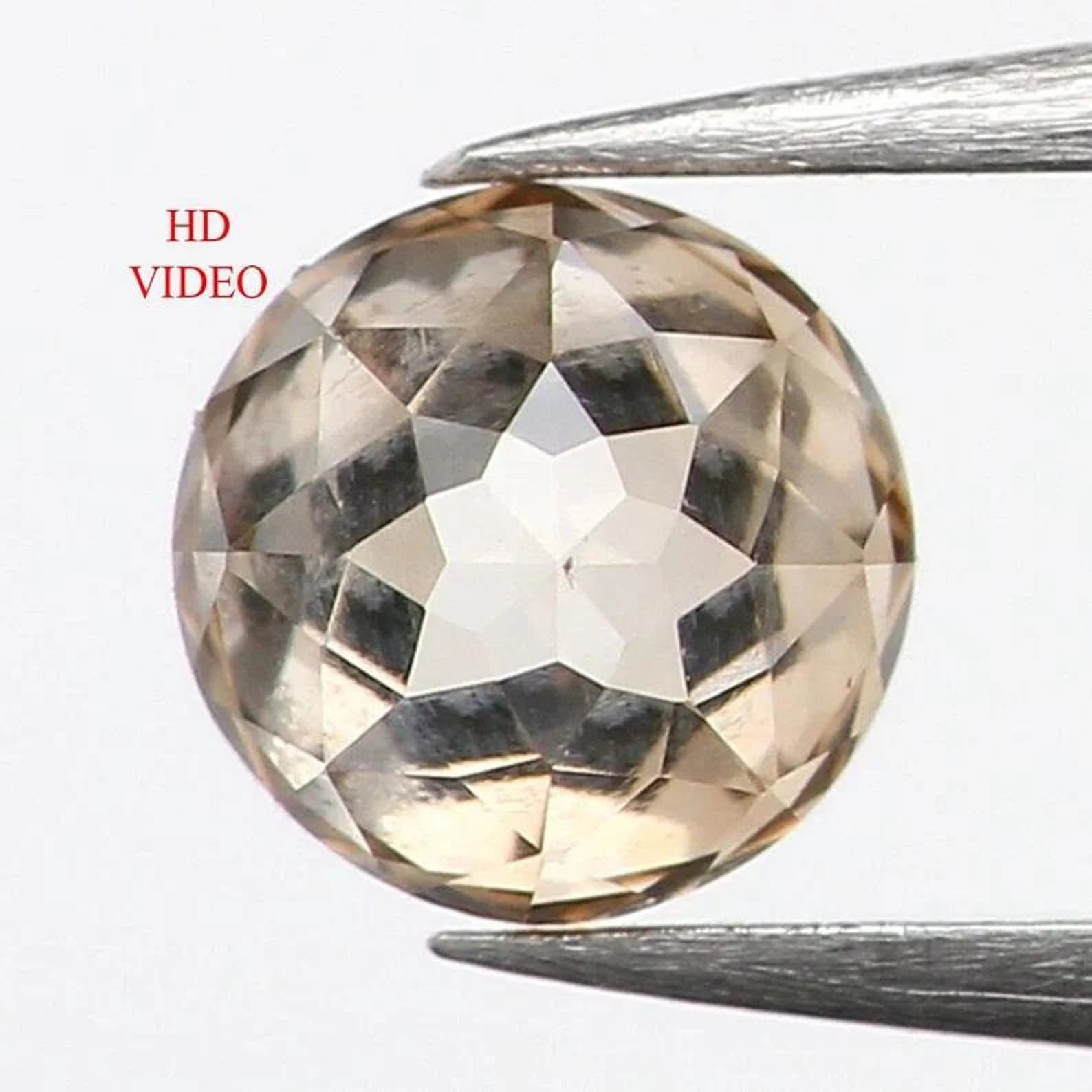 0.28 CT Natural Loose Round Shape Diamond Brown Color Round Cut Diamond 3.90 MM Natural Loose Brown Color Round Rose Cut Diamond NQ1176