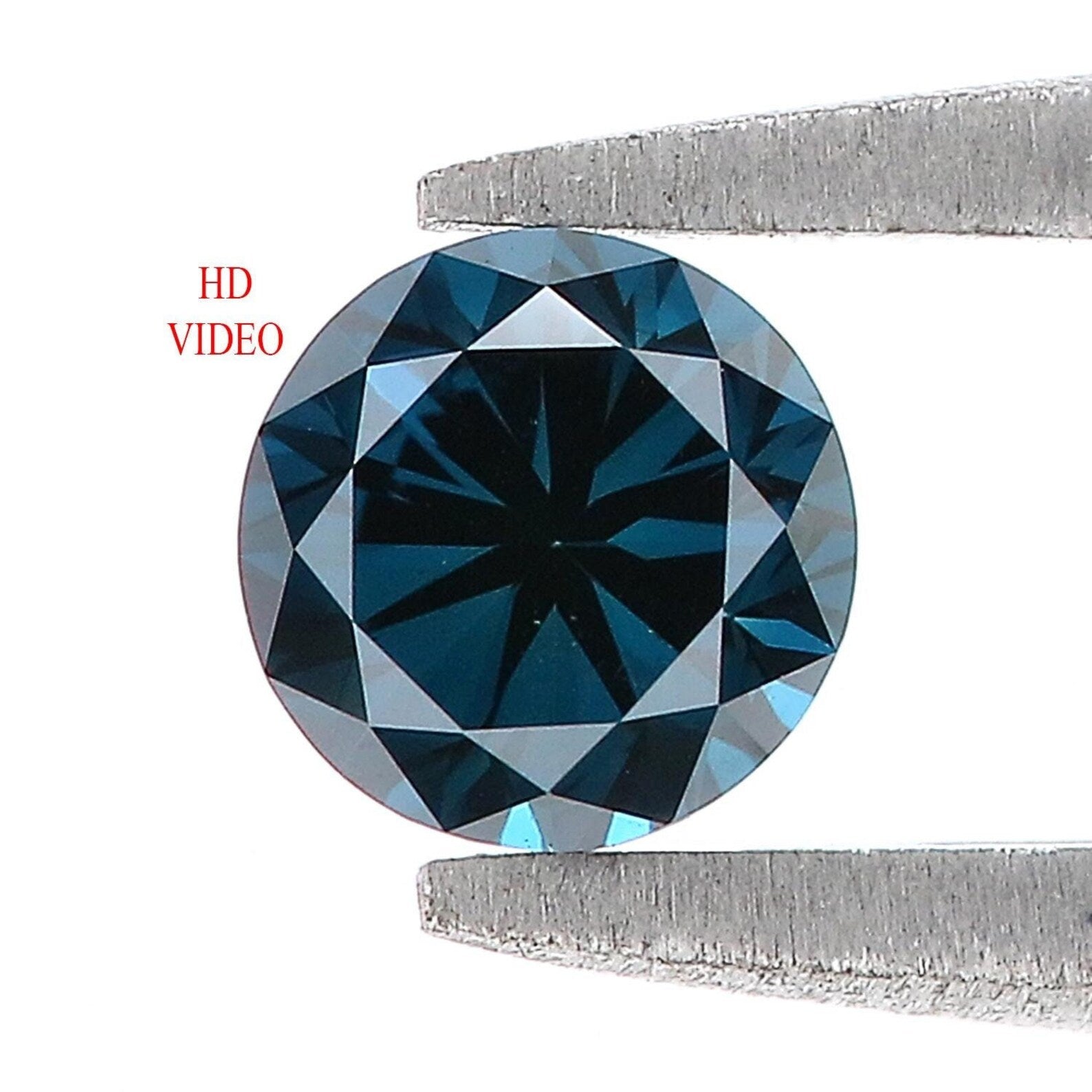 0.44 Ct Natural Loose Round Shape Diamond Blue Color Round Cut Diamond 4.65 MM Natural Diamond Blue Color Round Brilliant Cut Diamond NQ1390