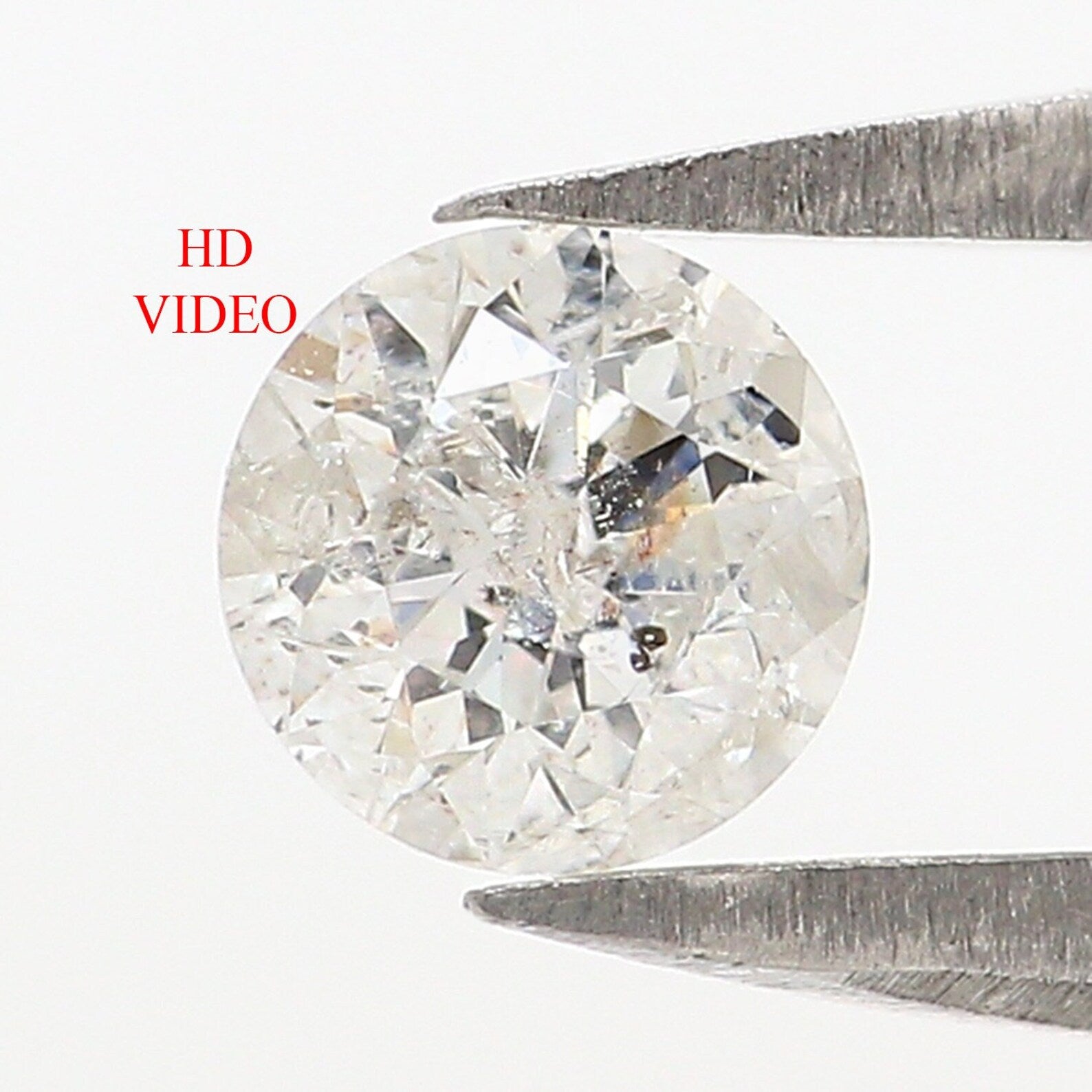 0.31 CT Natural Loose Round Shape Diamond Grey Color Round Cut Diamond 4.30 MM Natural Loose Diamond Round Brilliant Cut Diamond N7708