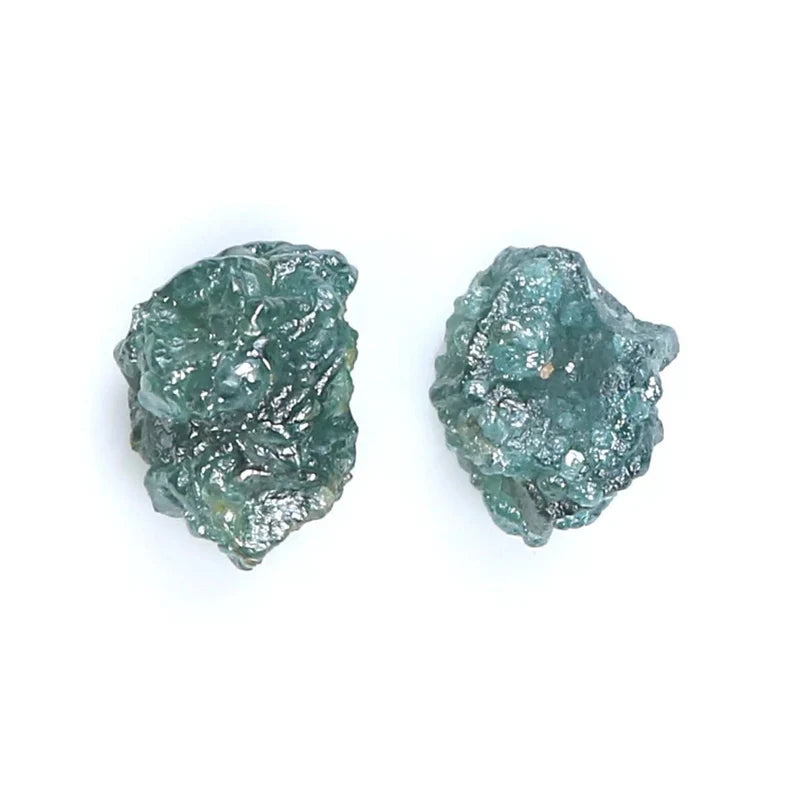 3.89 CT Natural Loose Rough Diamond Blue Color Rough Cut Diamond 6.40 MM Natural Diamond Blue Color Irregular Cut Rough Shape Diamond NQ677