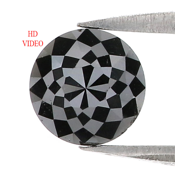 1.07 CT Natural Loose Round Rose Cut Diamond Black Color Round Cut Diamond 6.50 MM Natural Loose Diamond Round Rose Cut Shape Diamond LQ3031