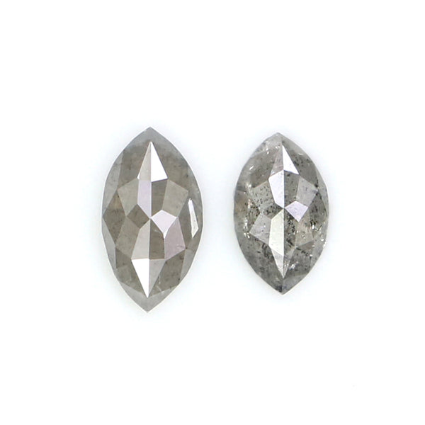 Natural Loose Marquise Diamond, Grey Color Diamond, Natural Loose Diamond, Marquise Rose Cut Diamond, 0.45 CT Marquise Shape Diamond KR2697
