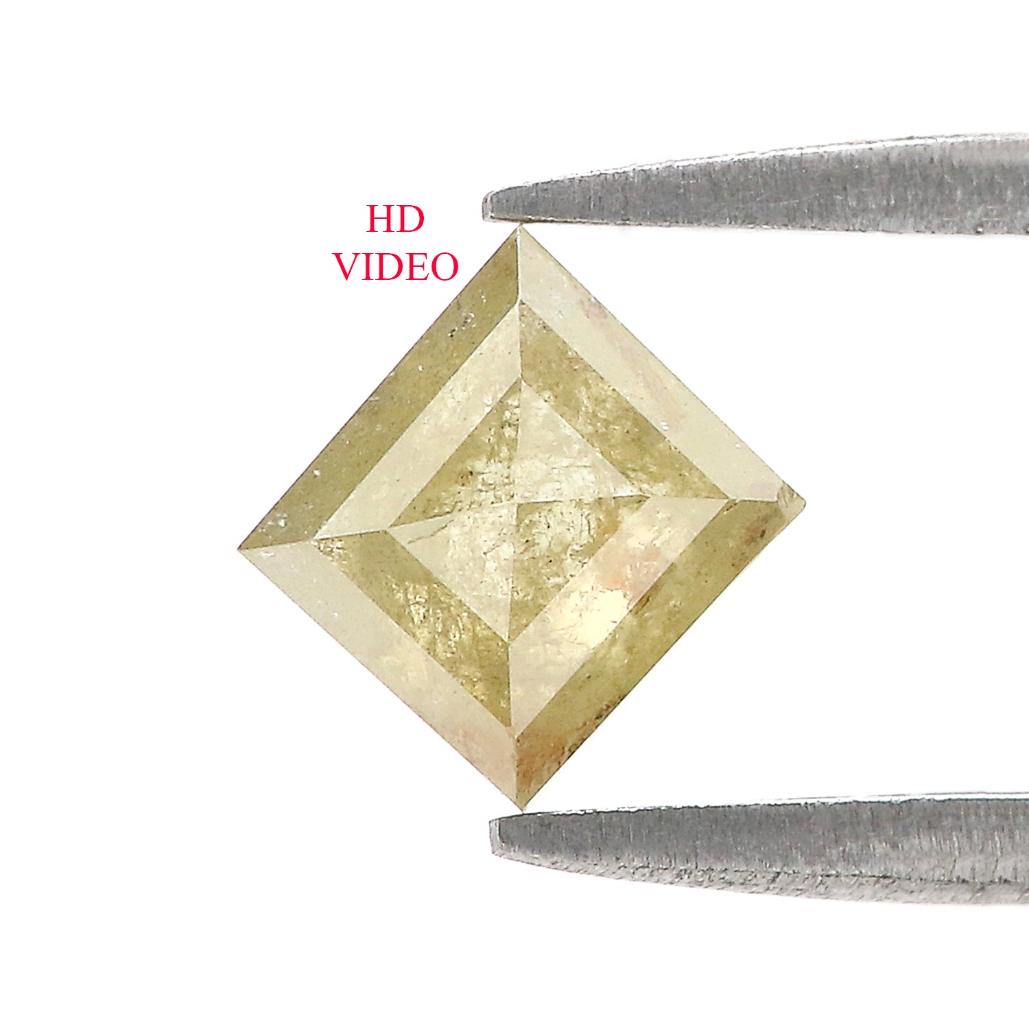 1.13 Ct Natural Loose Kite Shape Diamond Yellow Color Kite Cut Diamond 8.00 MM Natural Loose Yellow Diamond Kite Rose Cut Diamond LQ5348