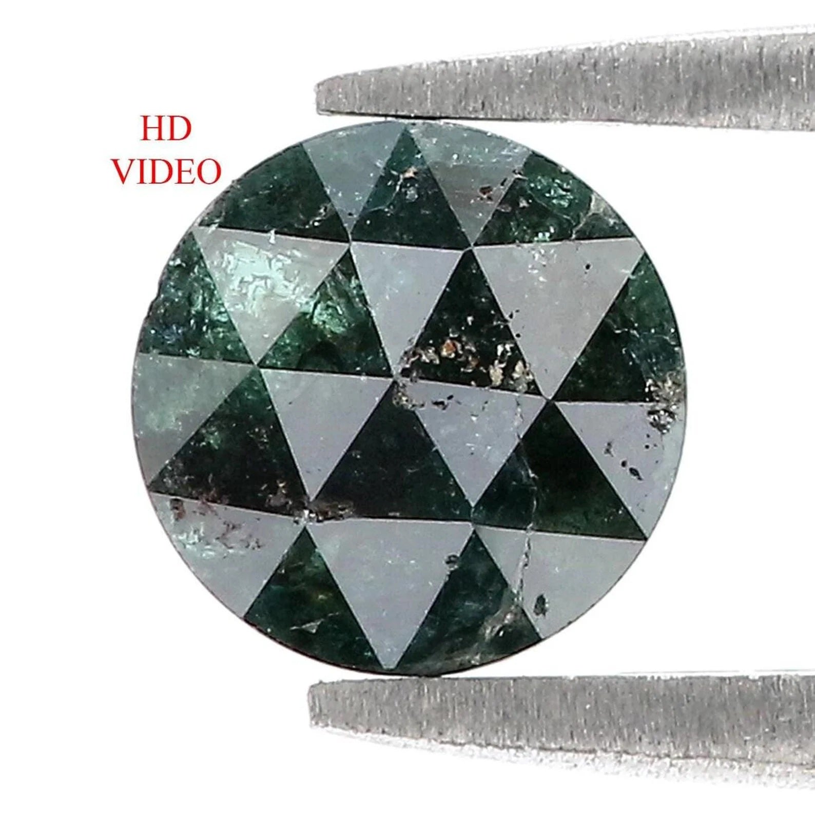 1.40 CT Natural Loose Round Rose Cut Diamond Blue Color Round Shape Diamond 7.00 MM Natural Loose Blue Color Round Rose Cut Diamond NQ240