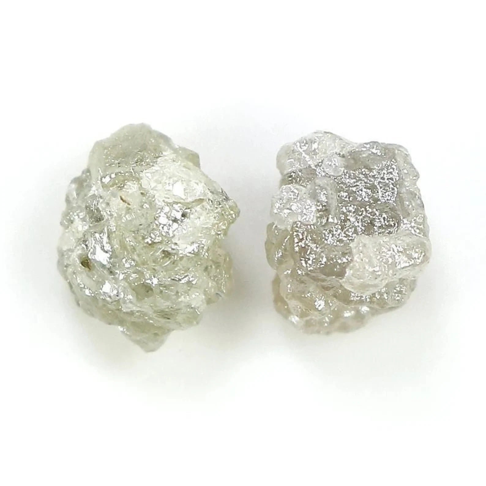 2.82 CT Natural Loose Rough Diamond Grey Color Rough Diamond 6.95 MM Natural Diamond Grey Color Irregular Cut Rough Shape Diamond NQ1452