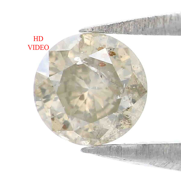 Natural Loose Round Fancy White Color Diamond 0.29 CT 4.30 MM Round Shape Brilliant Cut Diamond L5091