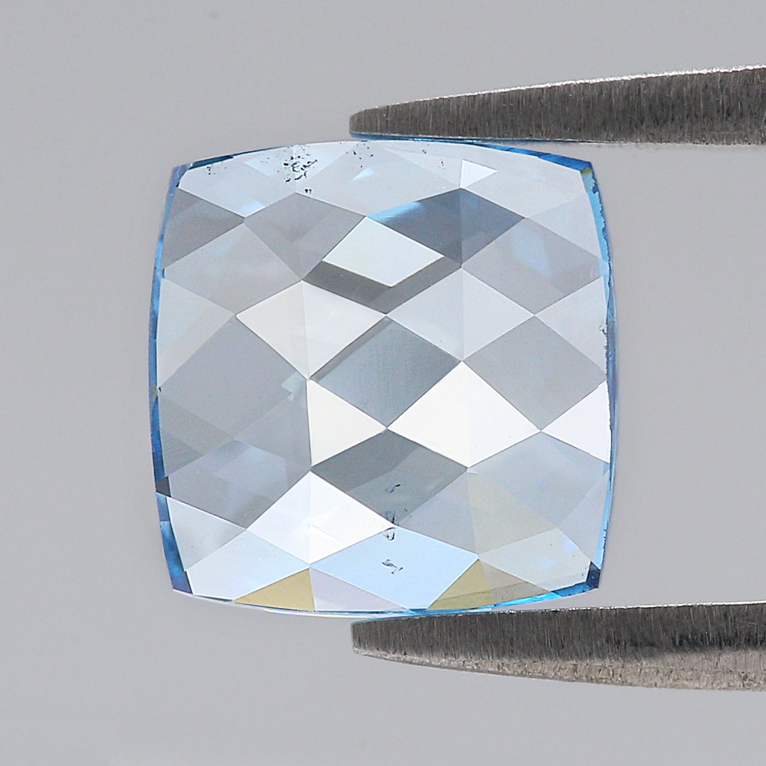 1.78 CT Lab Grown Square Cut Diamond Blue Color Diamond VS2 Clarity Diamond Lab Grown Diamond CVD Diamond Lab Created Rose Cut Diamond L3477
