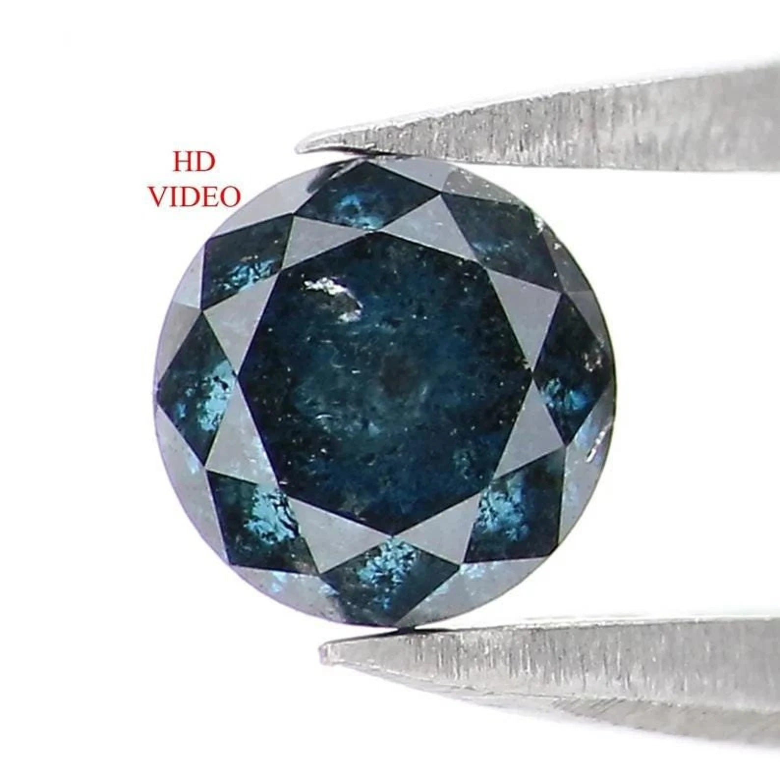 0.60 CT Natural Loose Round Shape Diamond Blue Color Round Cut Diamond 4.50 MM Natural Loose Diamond Round Brilliant Cut Diamond NQ9838