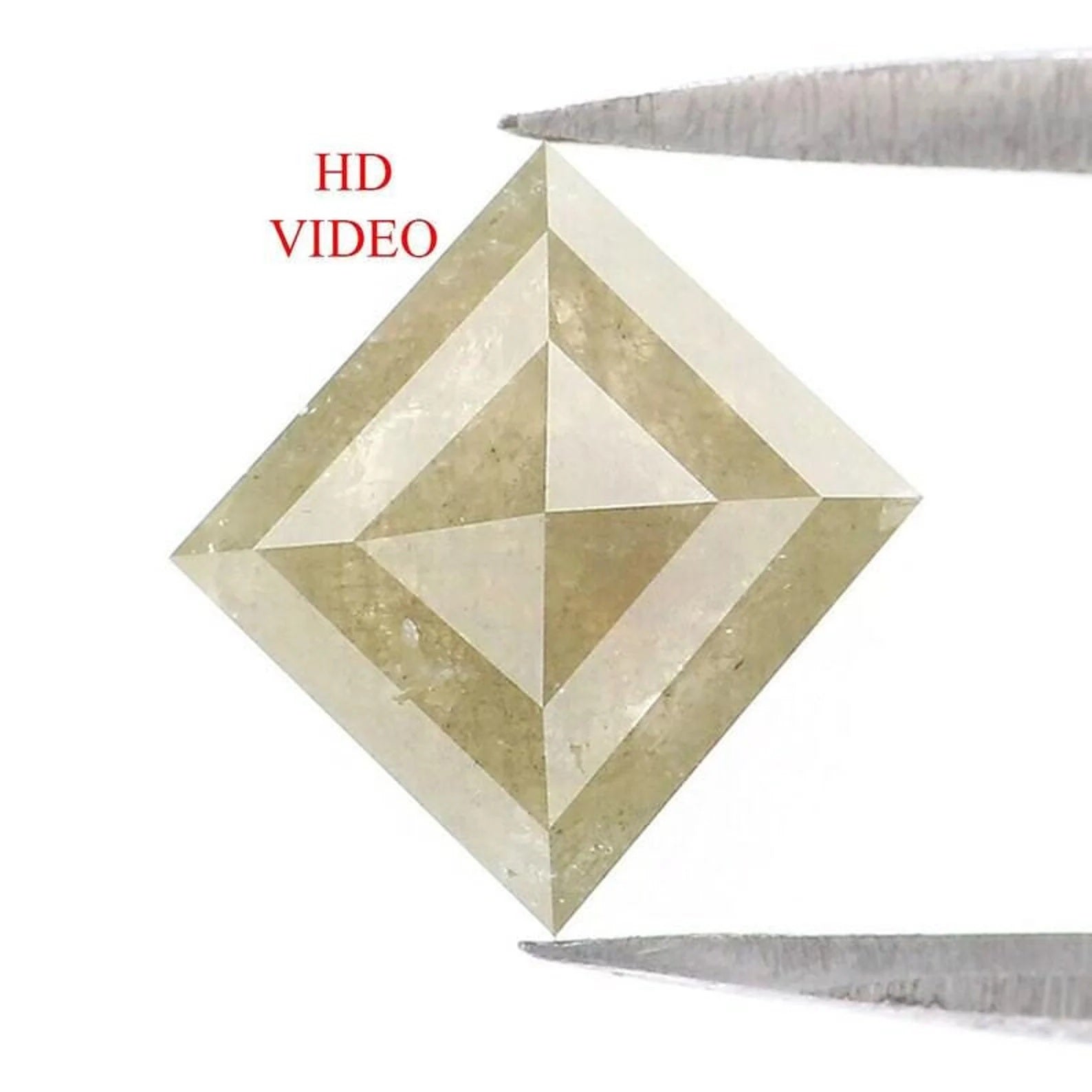 1.06 Ct Natural Loose Kite Shape Diamond Yellow Color Kite Cut Diamond 8.45 MM Natural Diamond Yellow Color Kite Rose Cut Diamond NQ1981