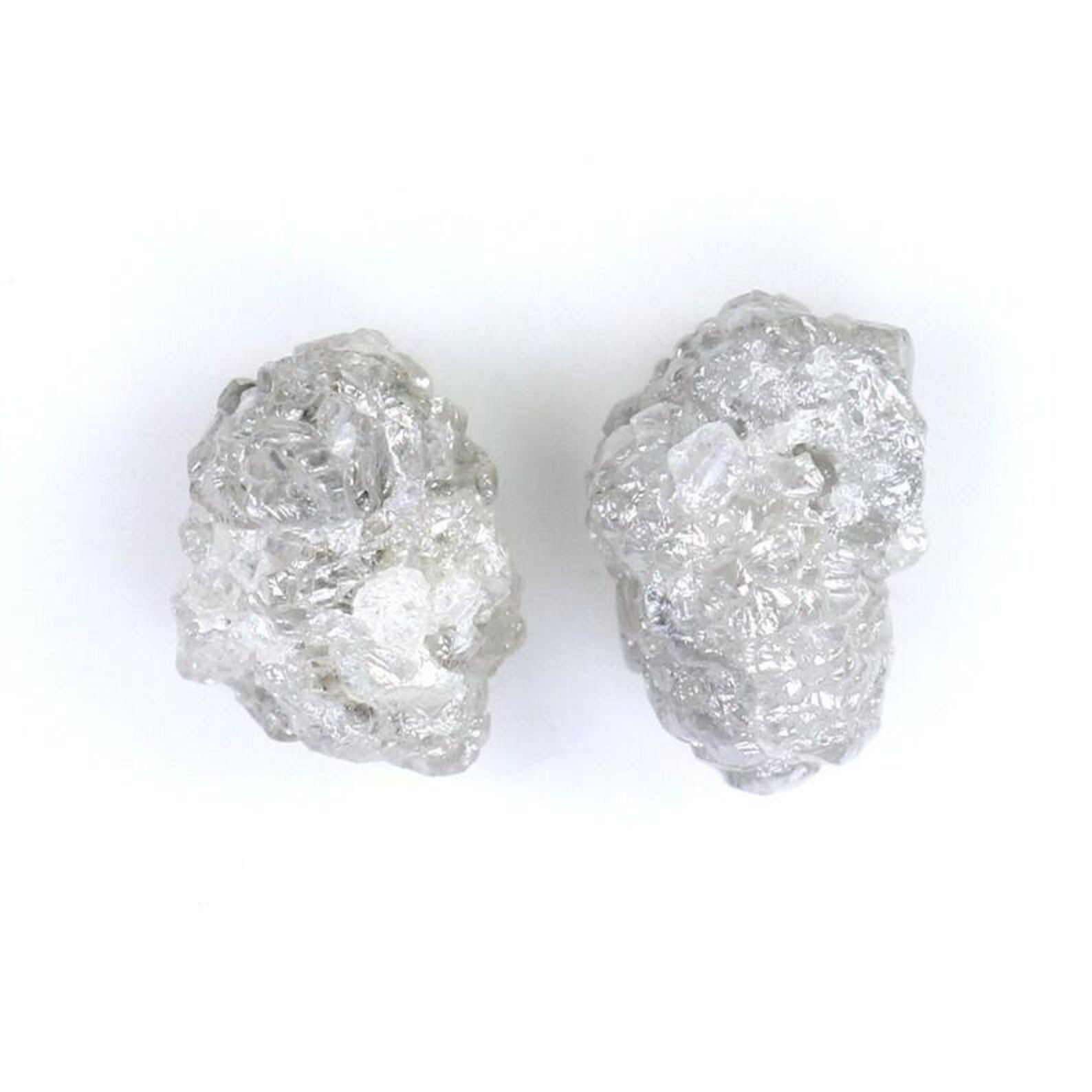 2.79 CT Natural Loose Rough Shape Diamond Grey Color Irregular Cut Diamond 7.15 MM Natural Loose Diamond Rough Shape Uncut Diamond NQ946