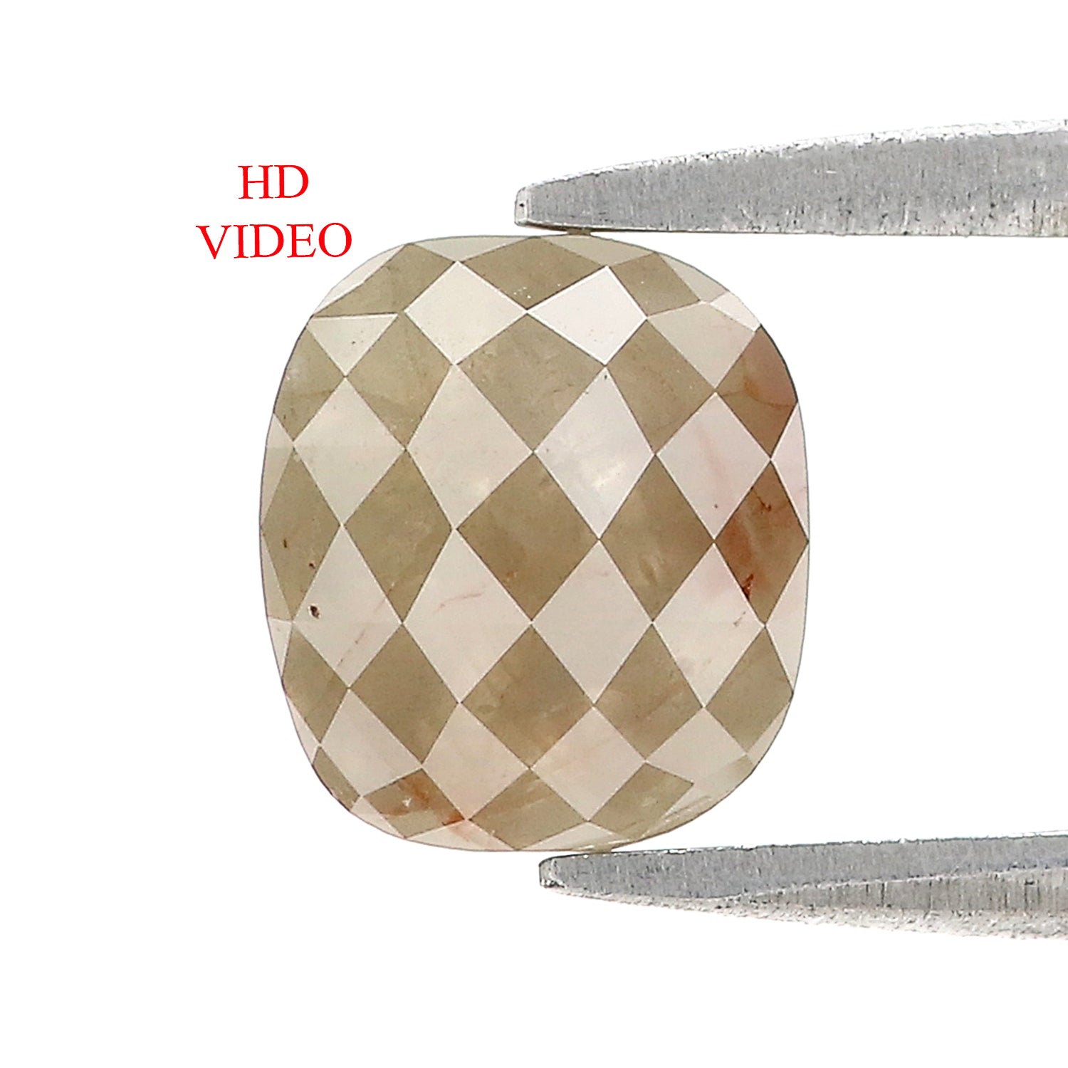 1.90 CT Natural Loose Oval Shape Diamond Grey Color Oval Cut Diamond 8.00 MM Natural Loose Diamond Grey Color Oval Rose Cut Diamond LQ7824