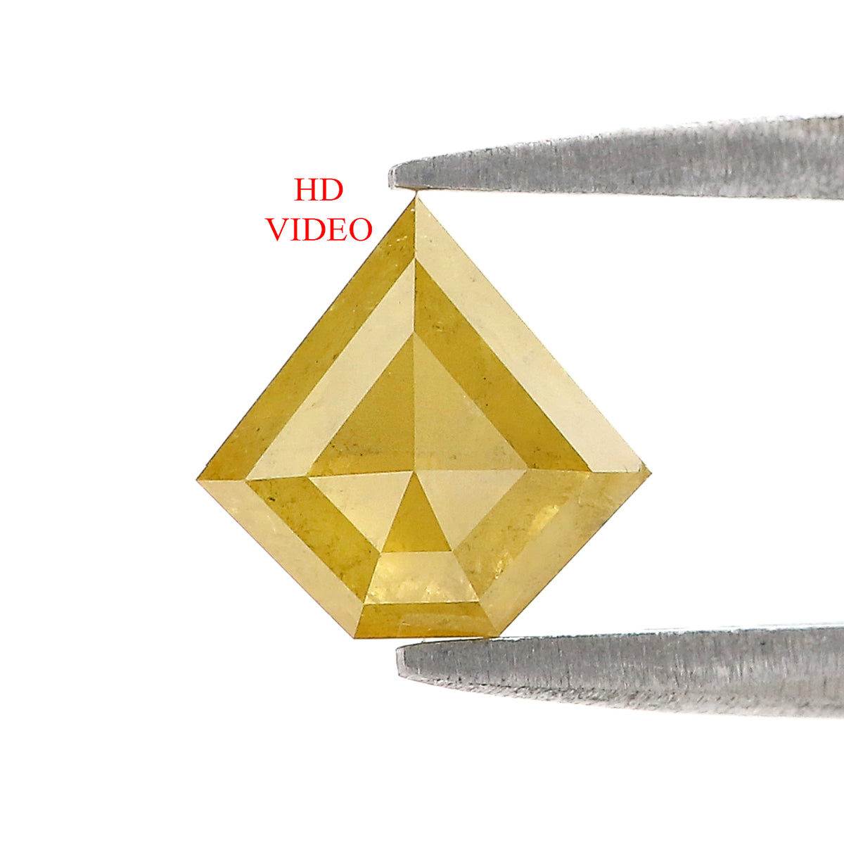1.19 CT Natural Loose Shield Shape Diamond Yellow Color Shield Cut Dia